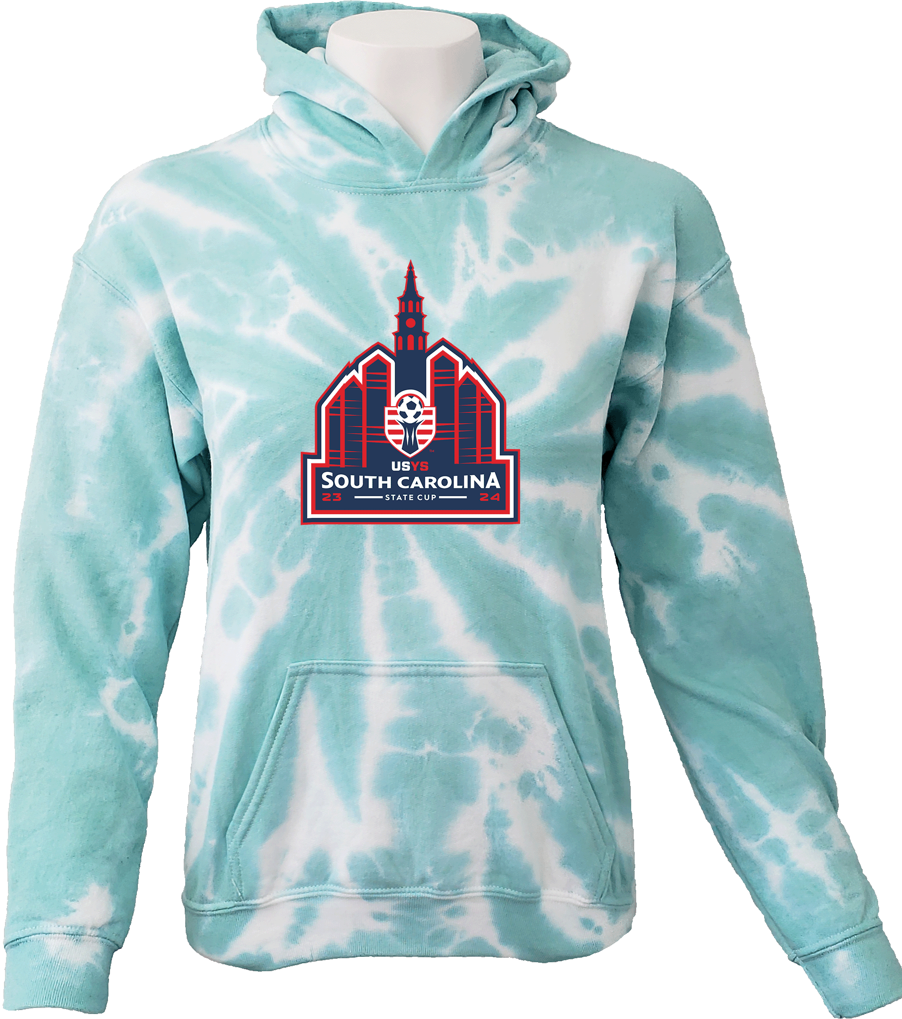 Tie-Dye Hoodies - 2024 USYS SC State Cup Spring