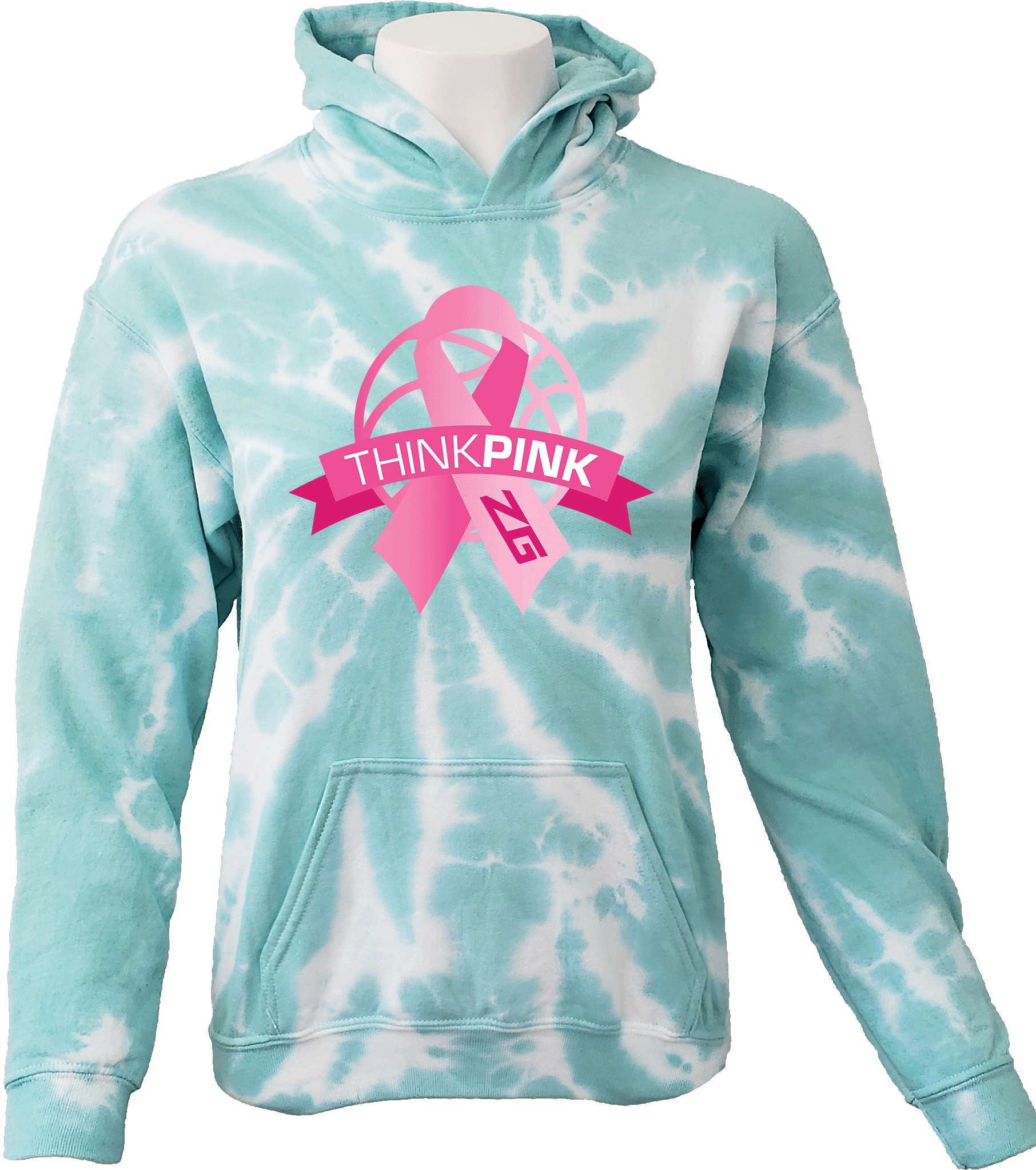 Tie-Dye Hoodies - 2024 Zero Gravity Think Pink Challenge