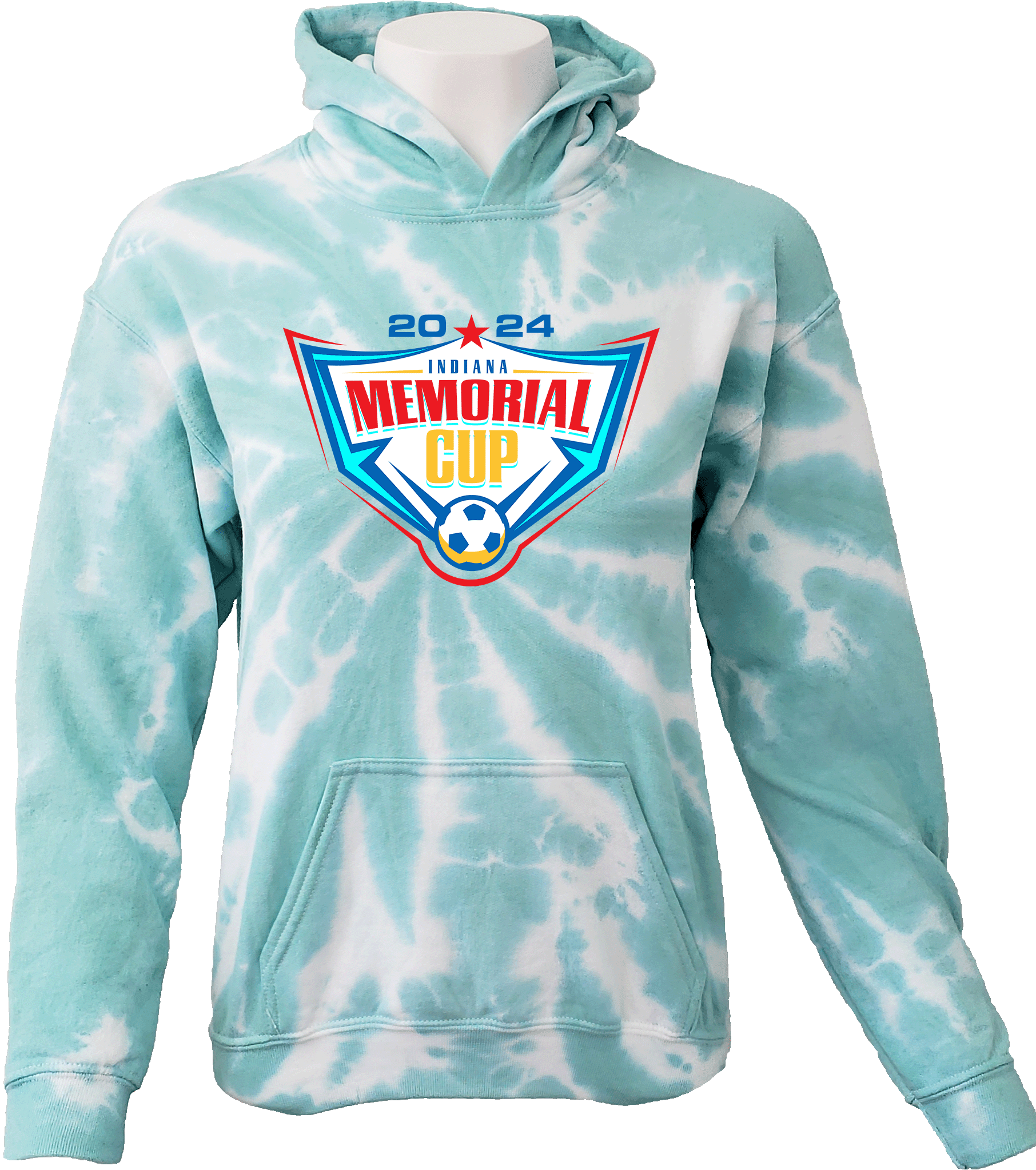 Tie-Dye Hoodies - 2024 USYS IN Memorial Cup