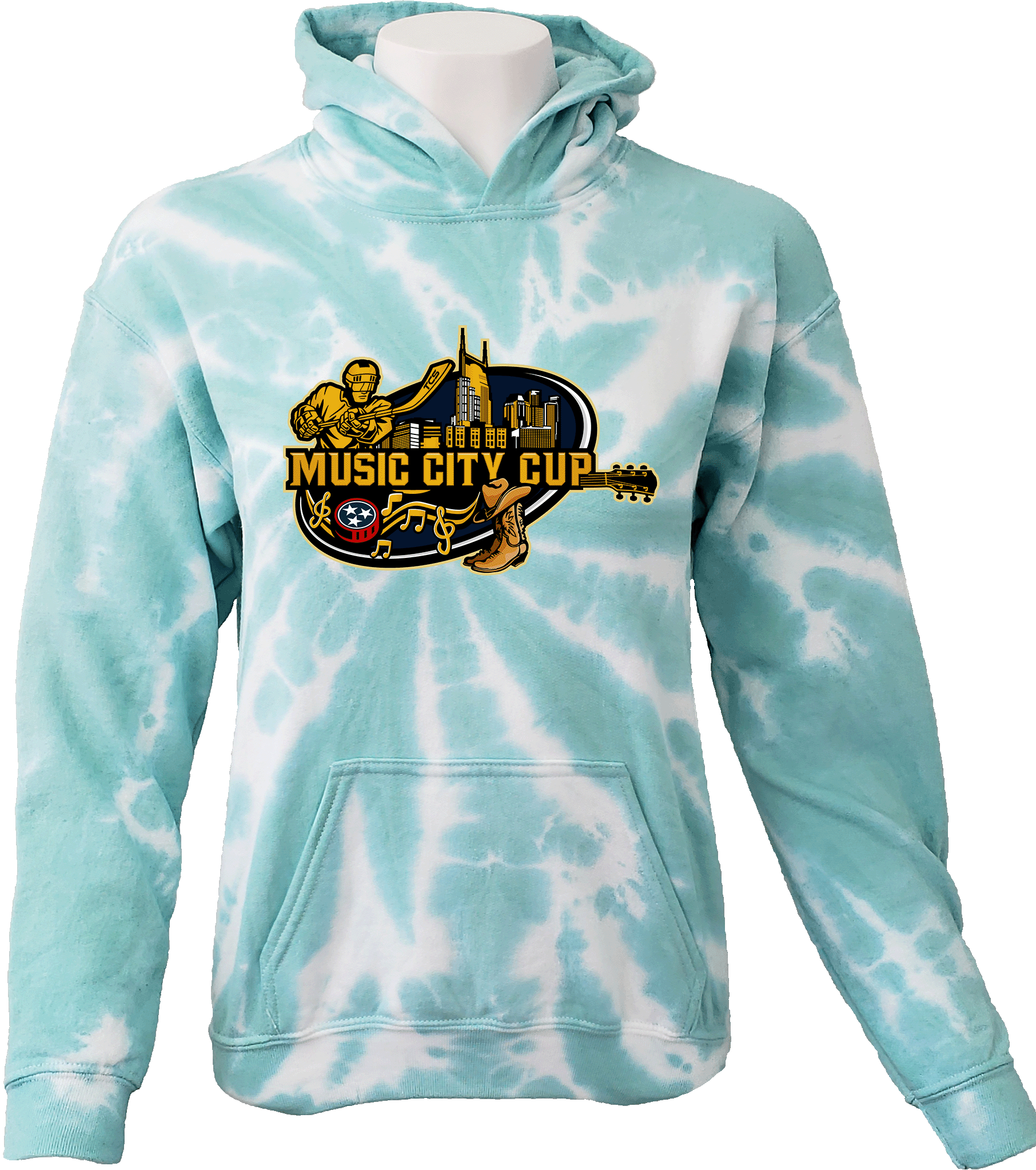 Tie-Dye Hoodies - 2024 Music City Cup