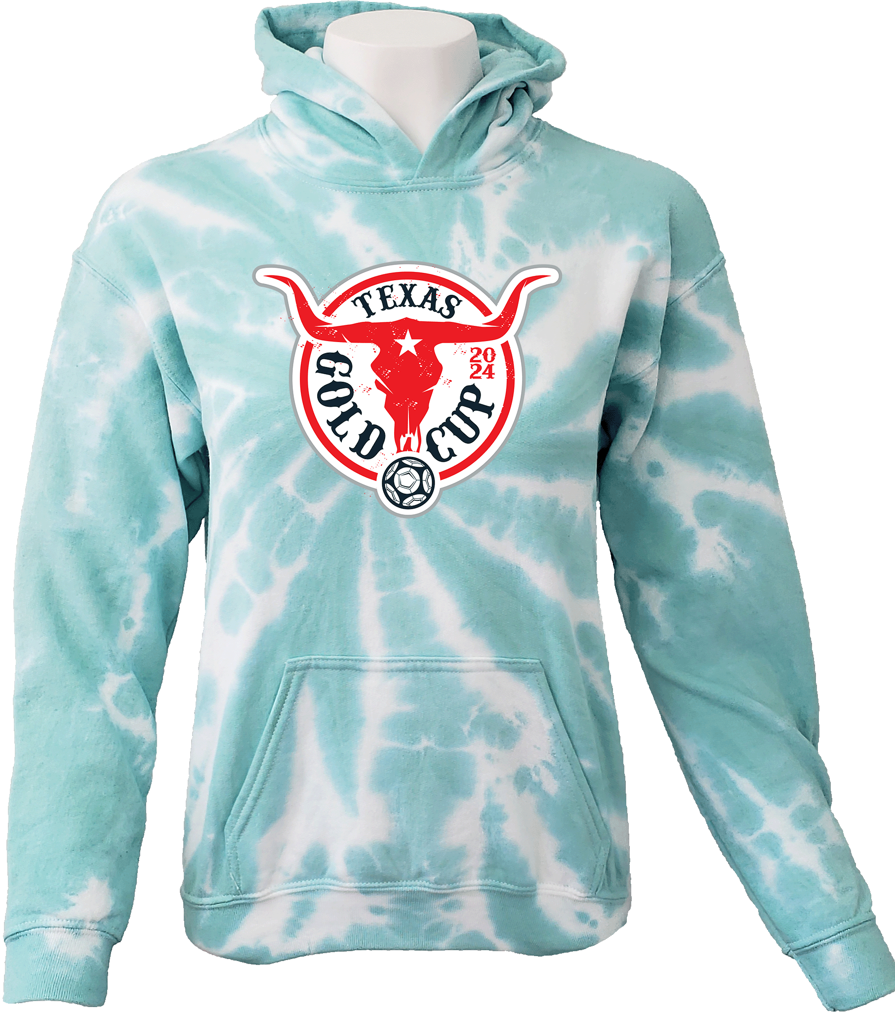 Tie-Dye Hoodies - 2024 Texas Gold Cup