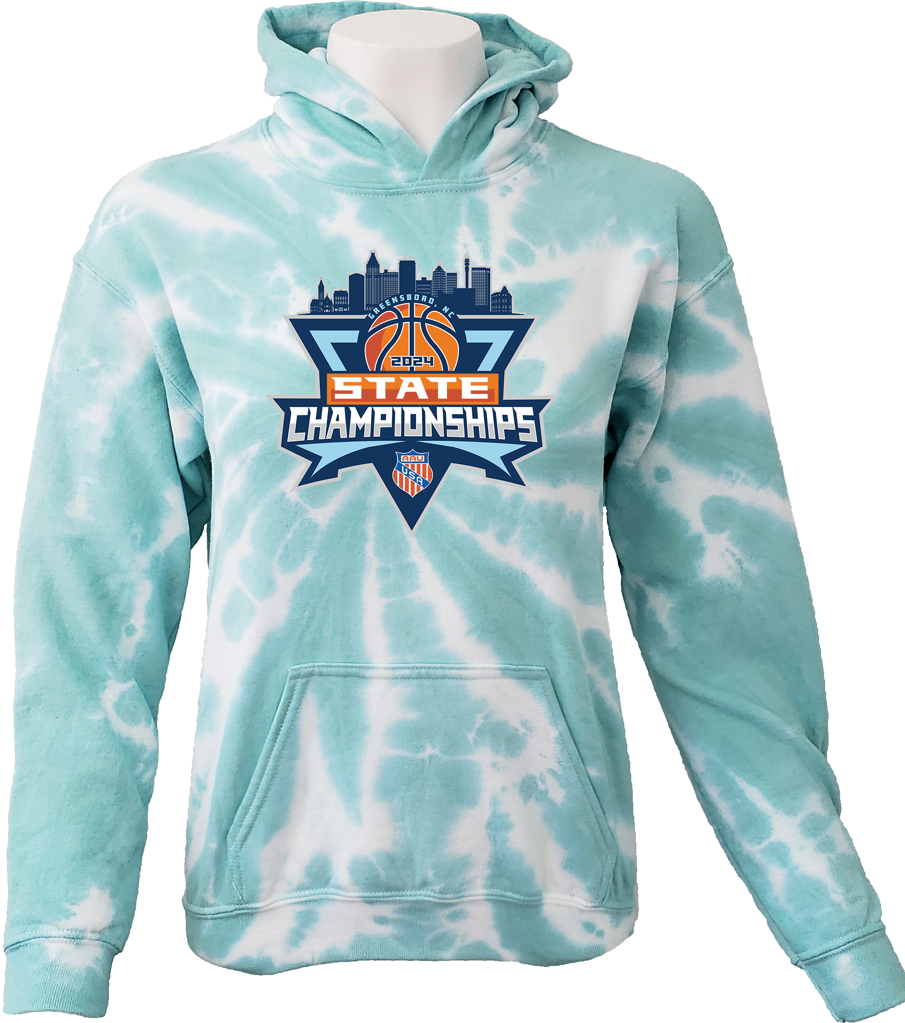 Tie-Dye Hoodies - 2024 AAU State Championships