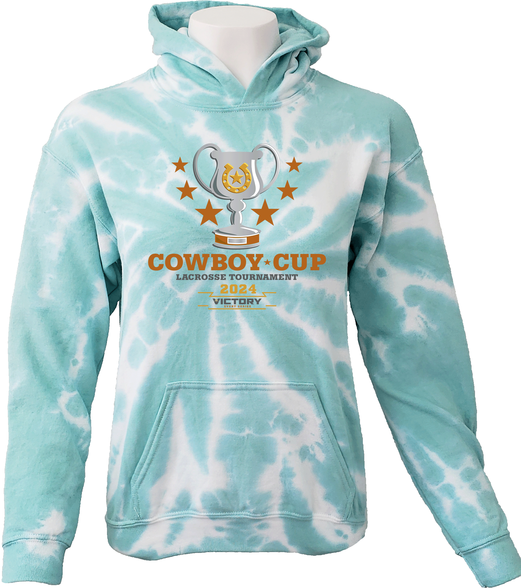 Tie-Dye Hoodies - 2024 Cowboy Cup Lacrosse Tournament