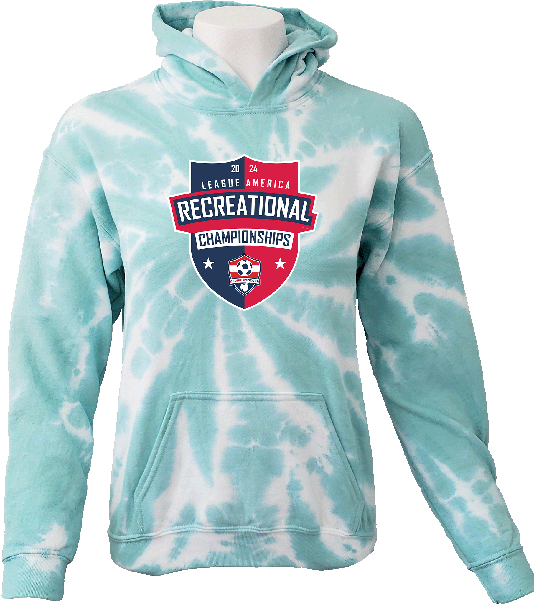 Tie-Dye Hoodies - 2024 USYS GA United Rec Cup Spring