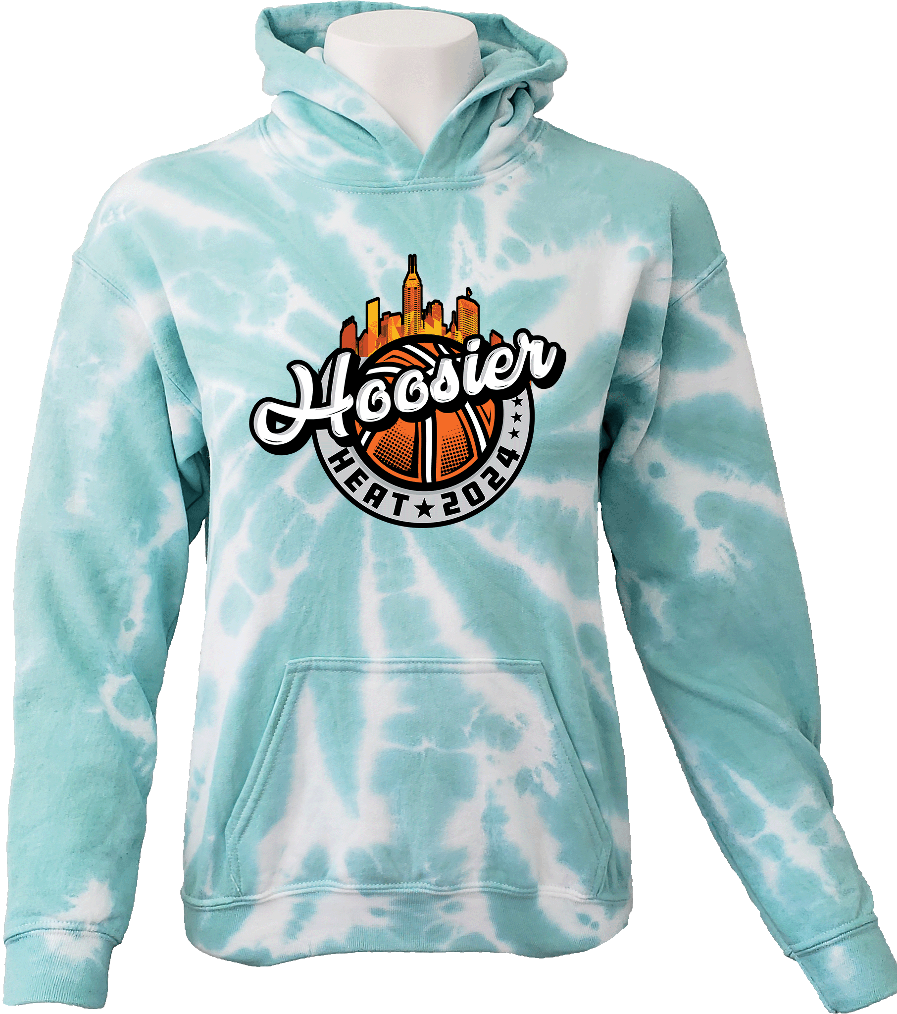 Tie-Dye Hoodies - 2024 Hoosier Heat