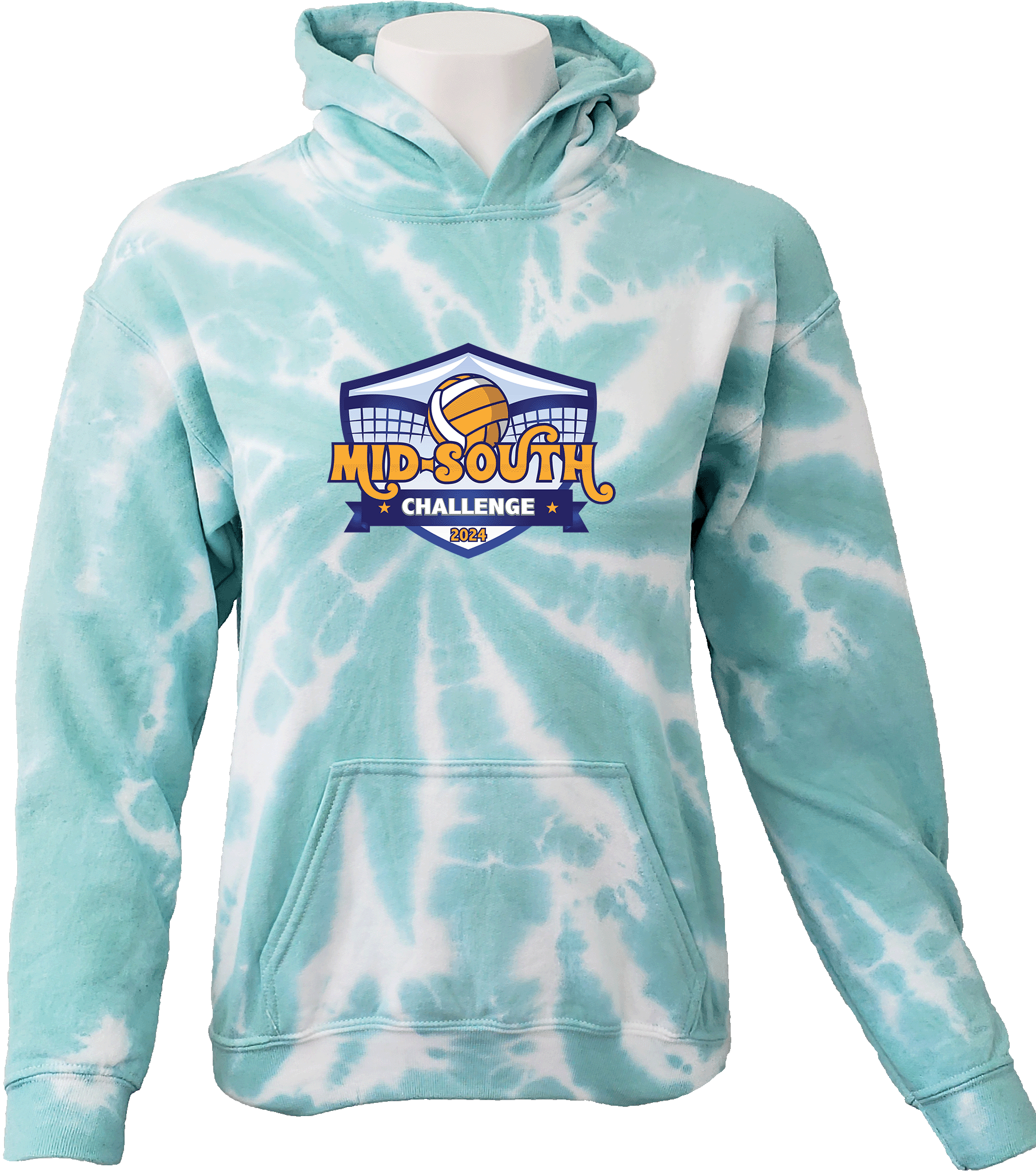 Tie-Dye Hoodies - 2024 Mid-South Challenge