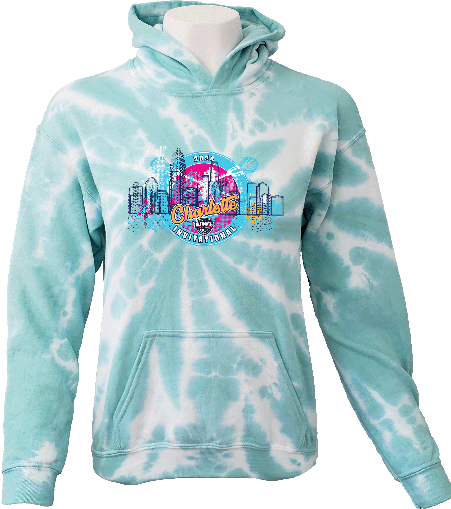 Tie-Dye Hoodies - 2024 Charlotte Invitational