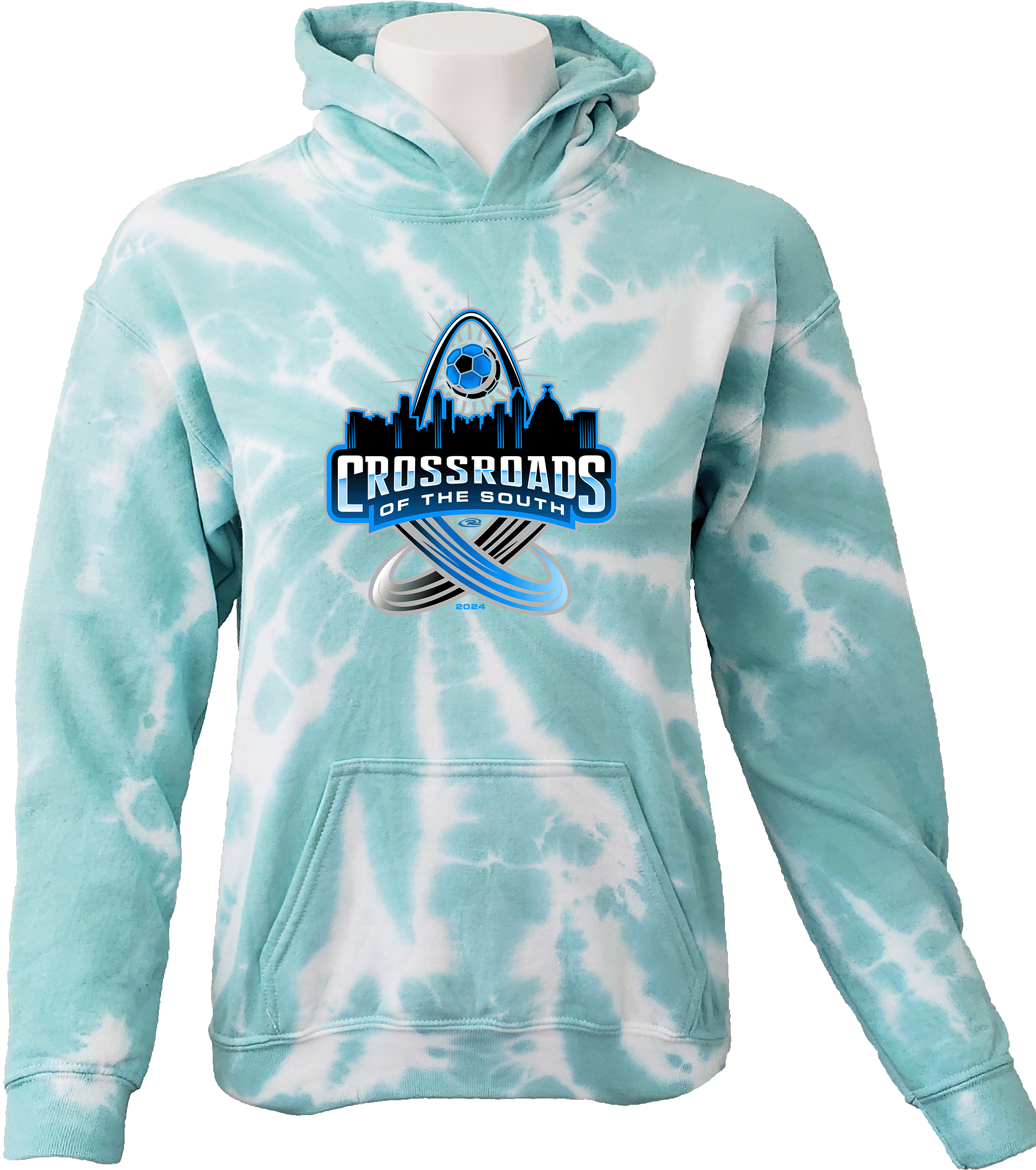 Tie-Dye Hoodies - 2024 Crossroads Of The South