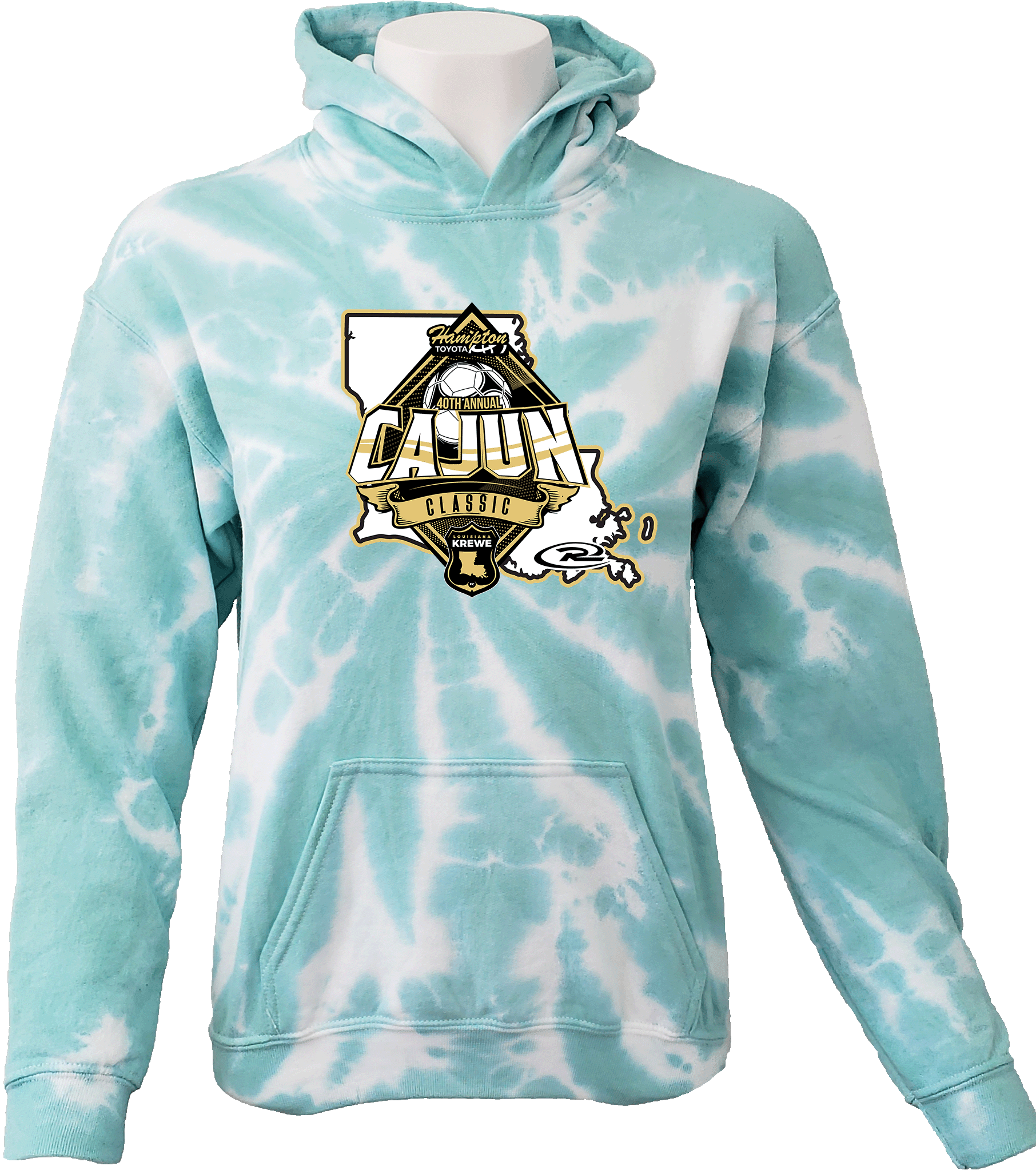 Tie-Dye Hoodies - 2024 40th Annual Cajun Classic