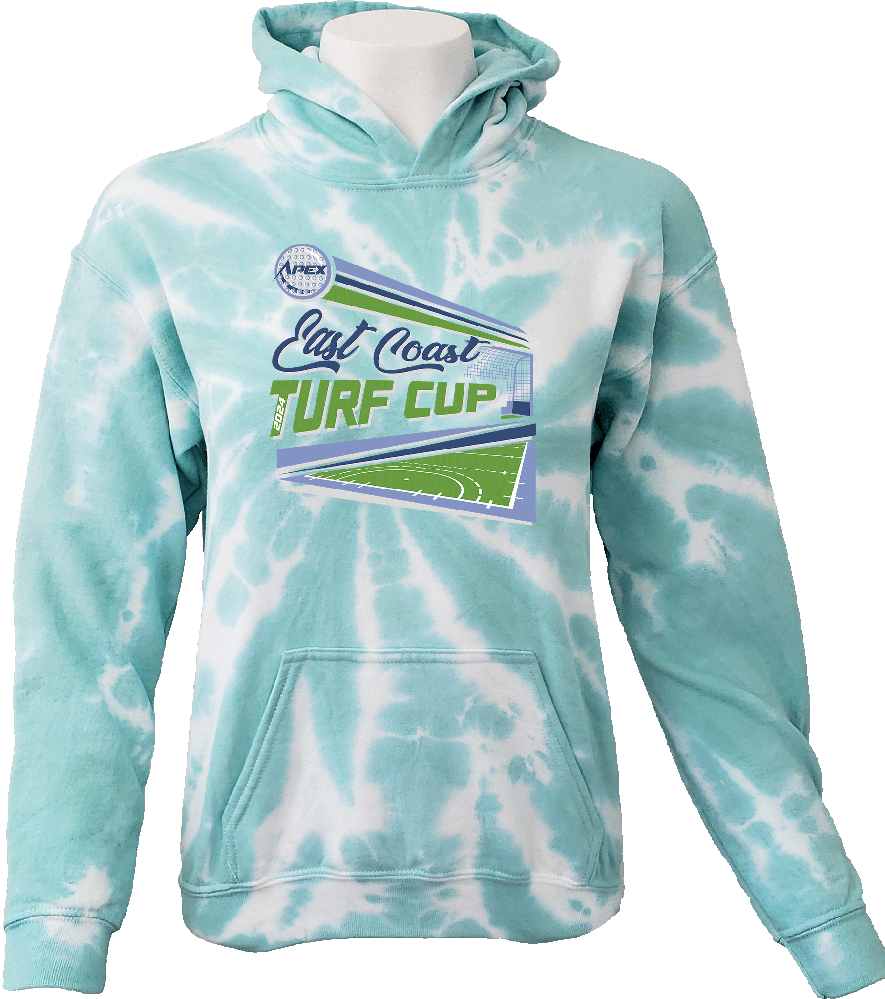 Tie-Dye Hoodies - 2024 East Coast Turf Cup