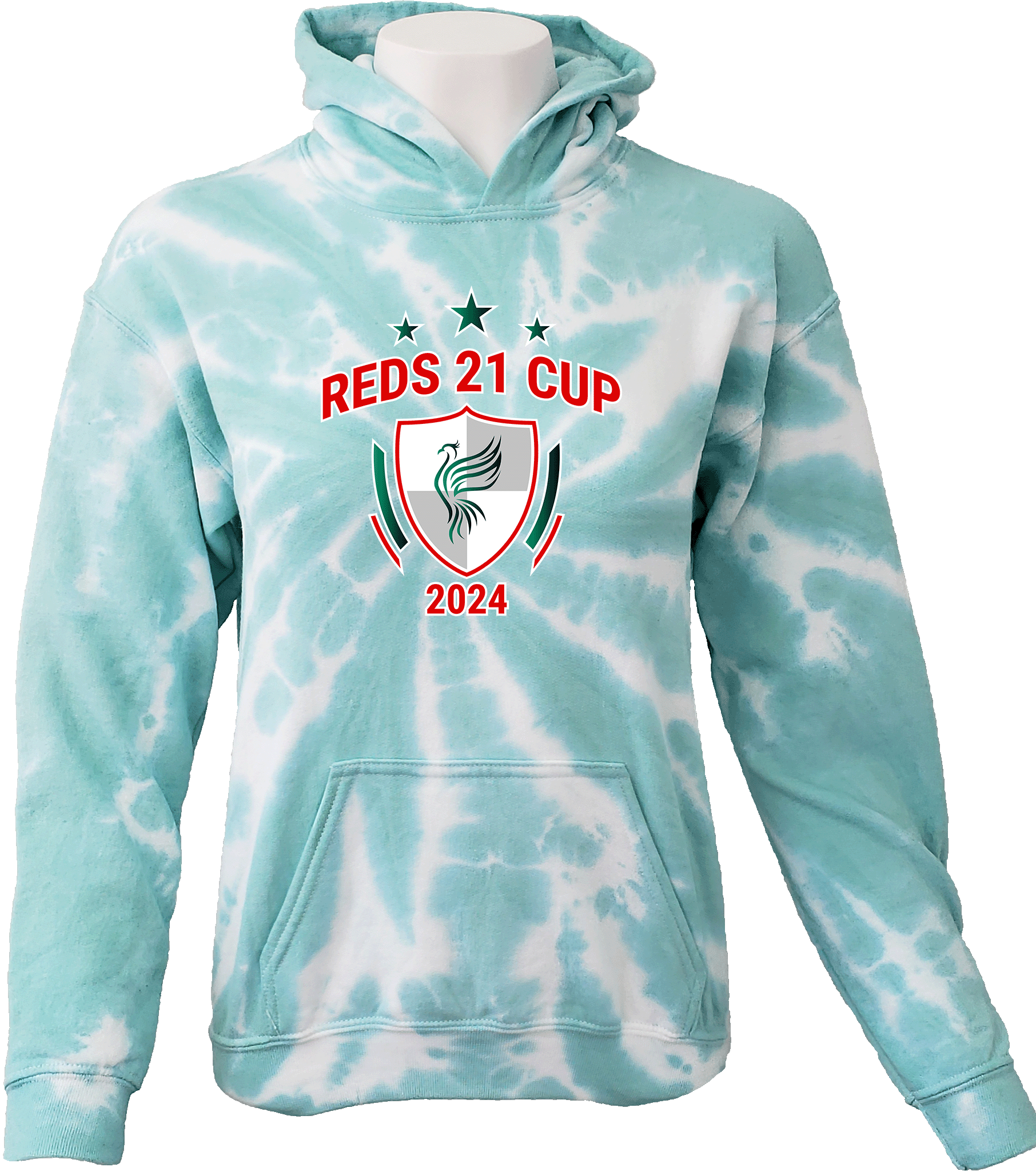 Tie-Dye Hoodies - 2024 Reds 21 Cup