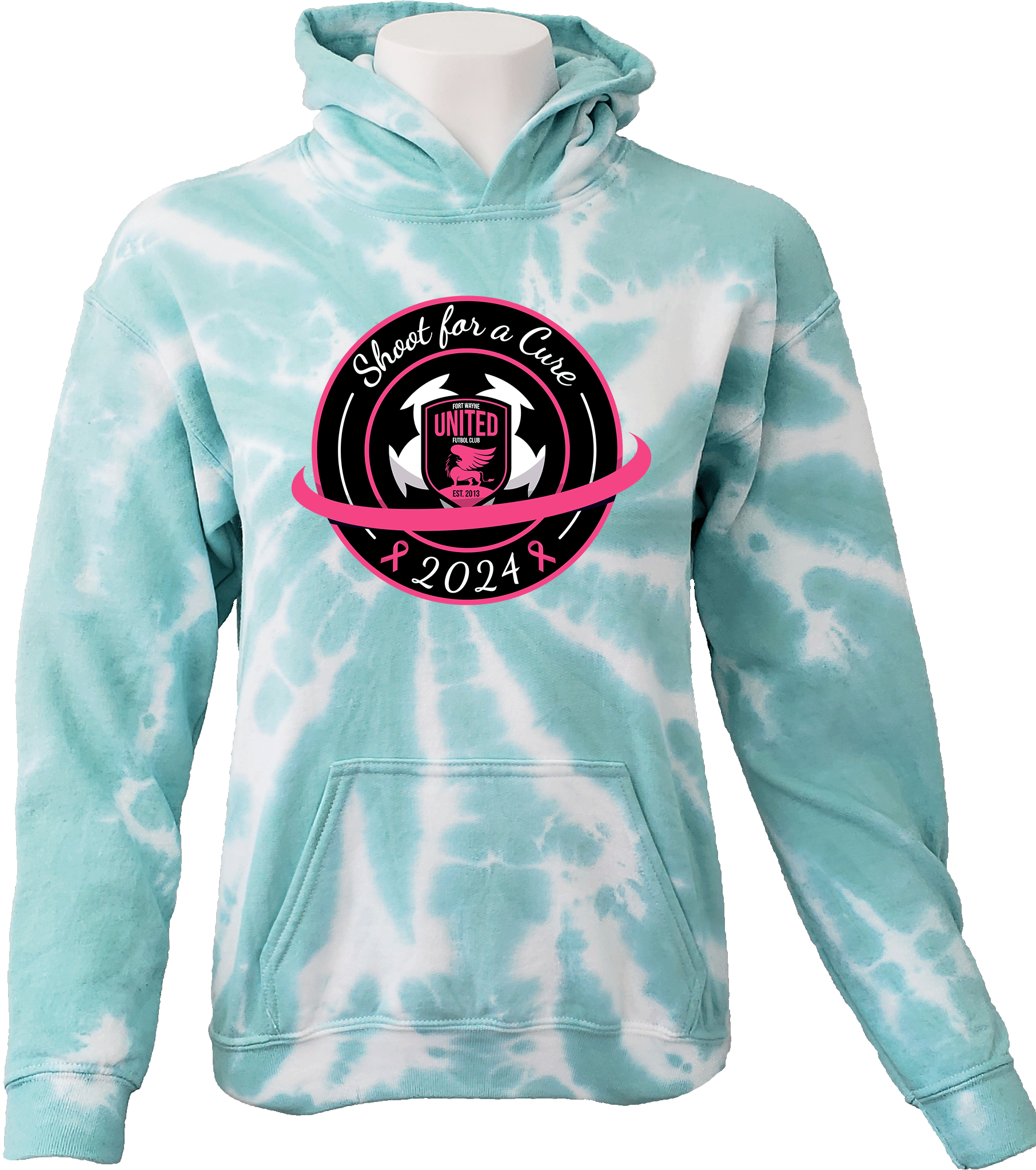 Tie-Dye Hoodies - 2024 Shoot For A Cure