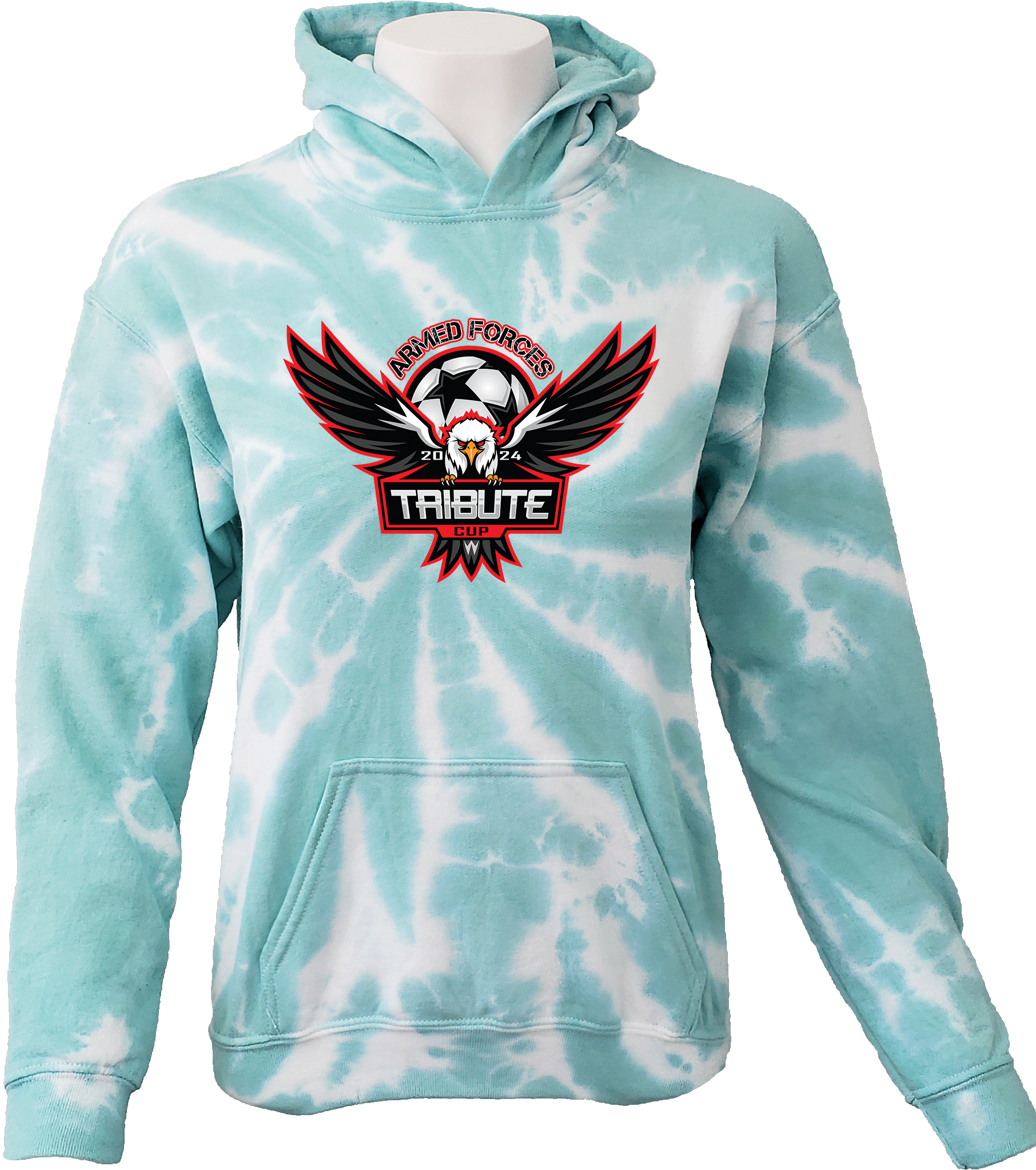 Tie-Dye Hoodies - 2024 Armed Forces Tribute Cup