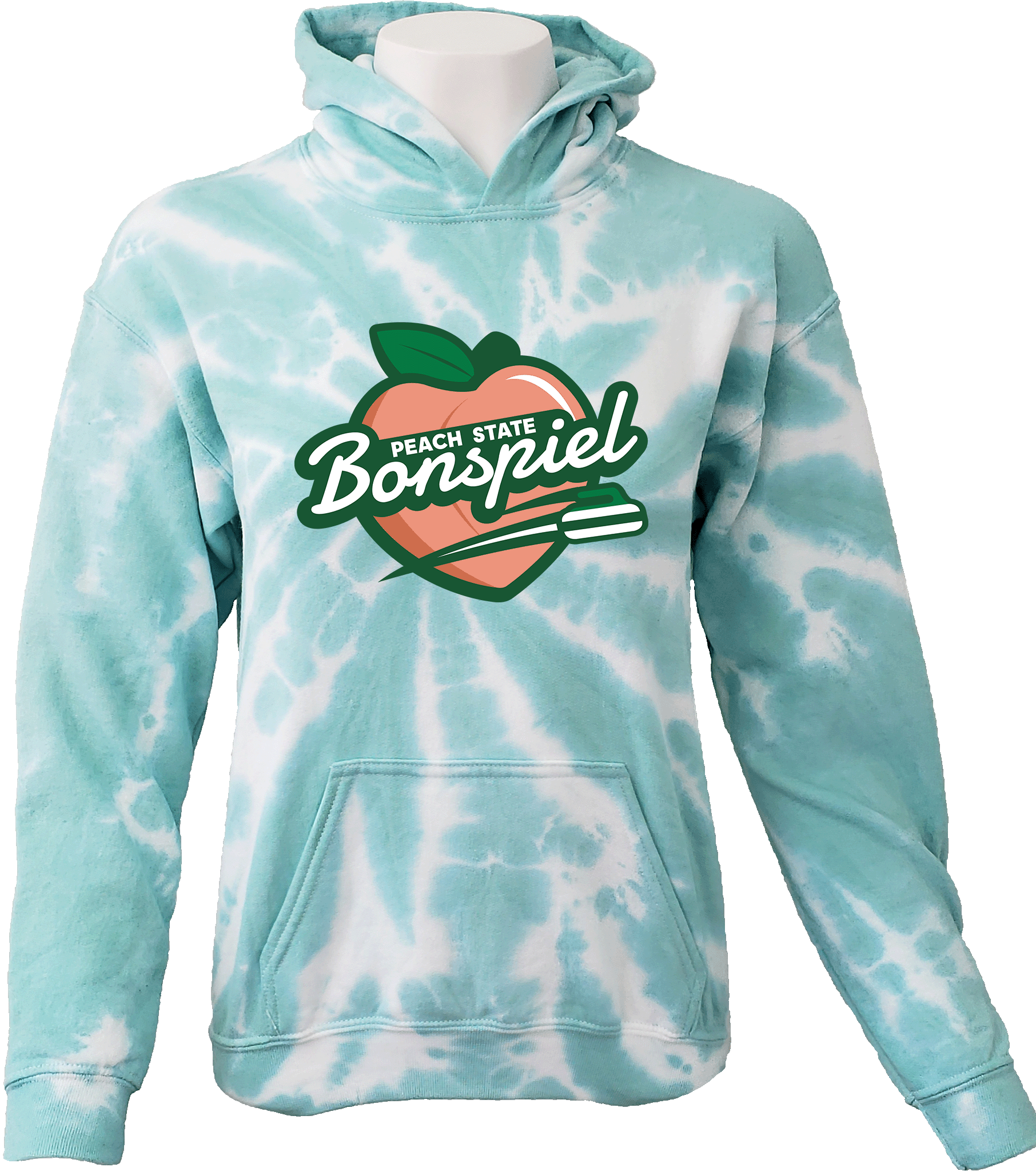 Tie-Dye Hoodies - 2024 Peach State Bonspiel