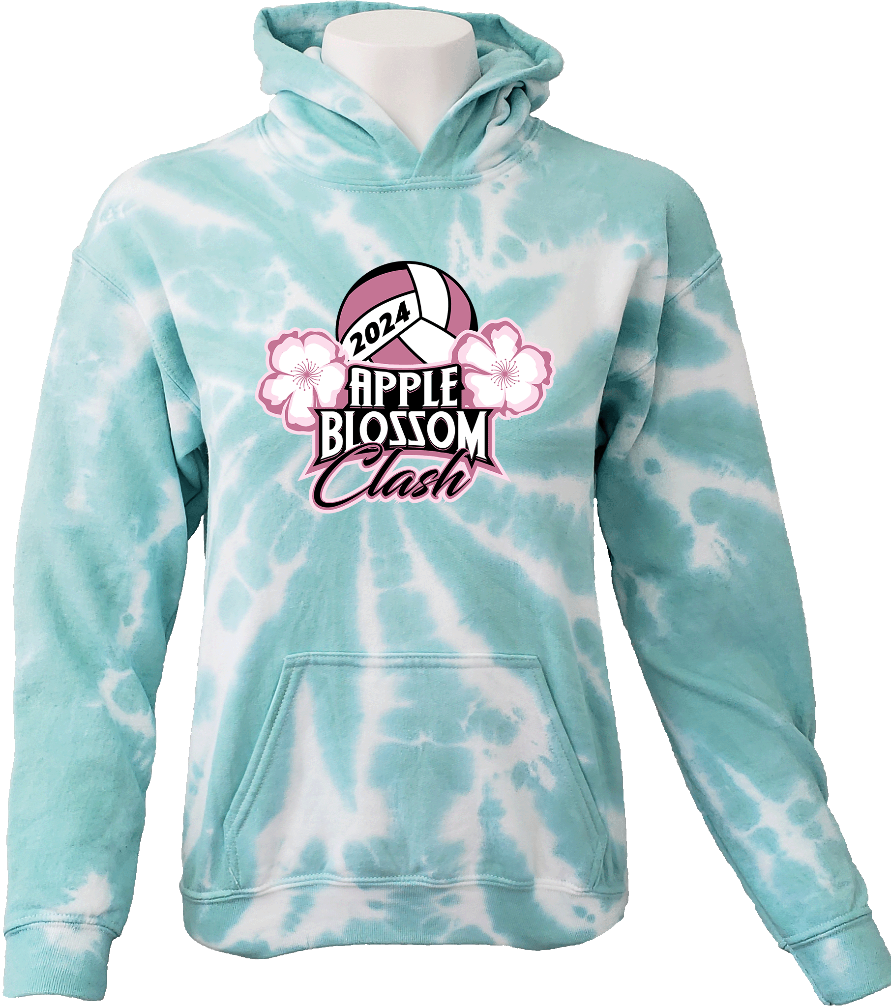 Tie-Dye Hoodies - 2024 Apple Blossom Clash