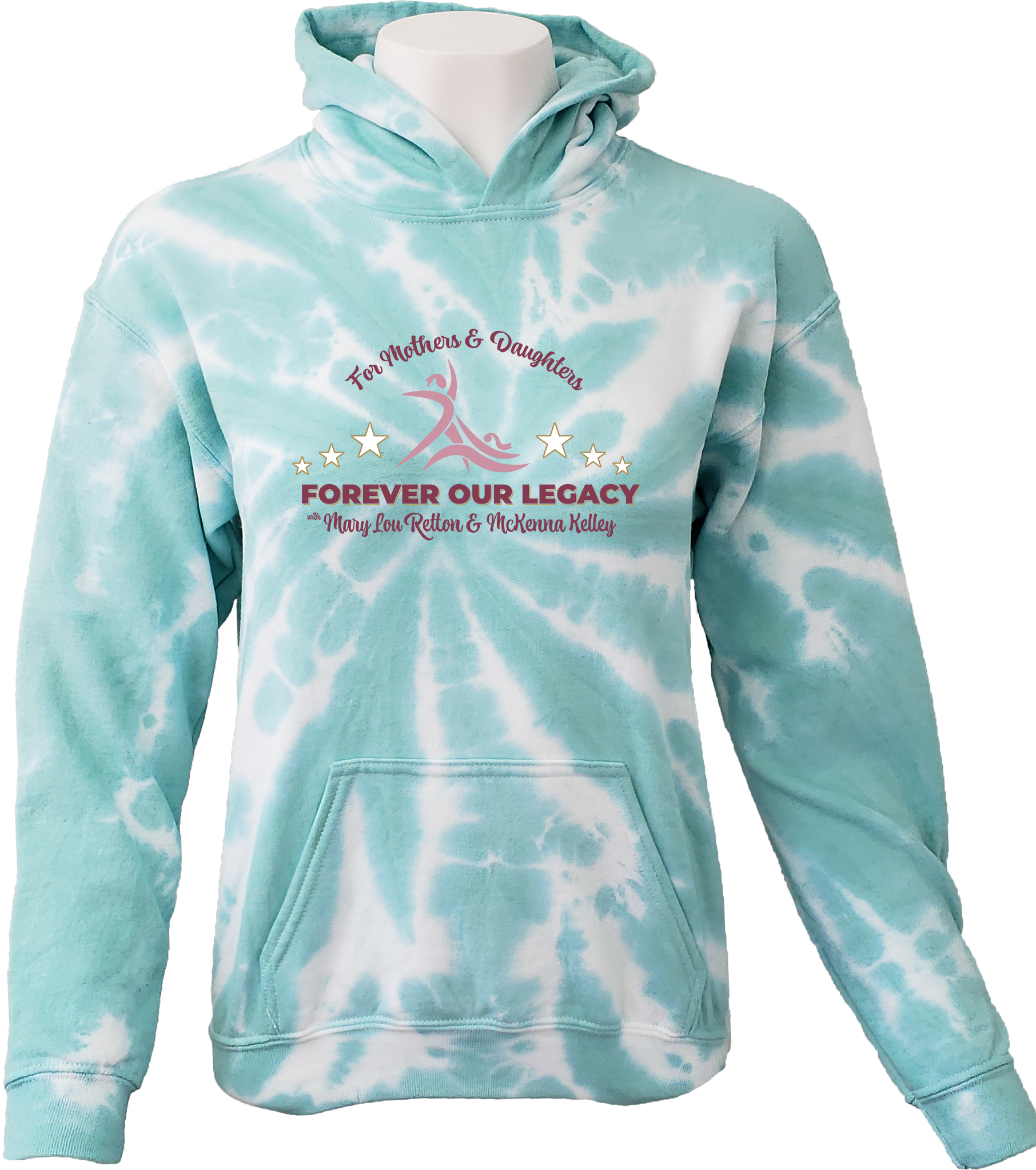 Tie-Dye Hoodies - 2024 For Mothers & Daughters Forever Our Legacy Mary Lou Retton