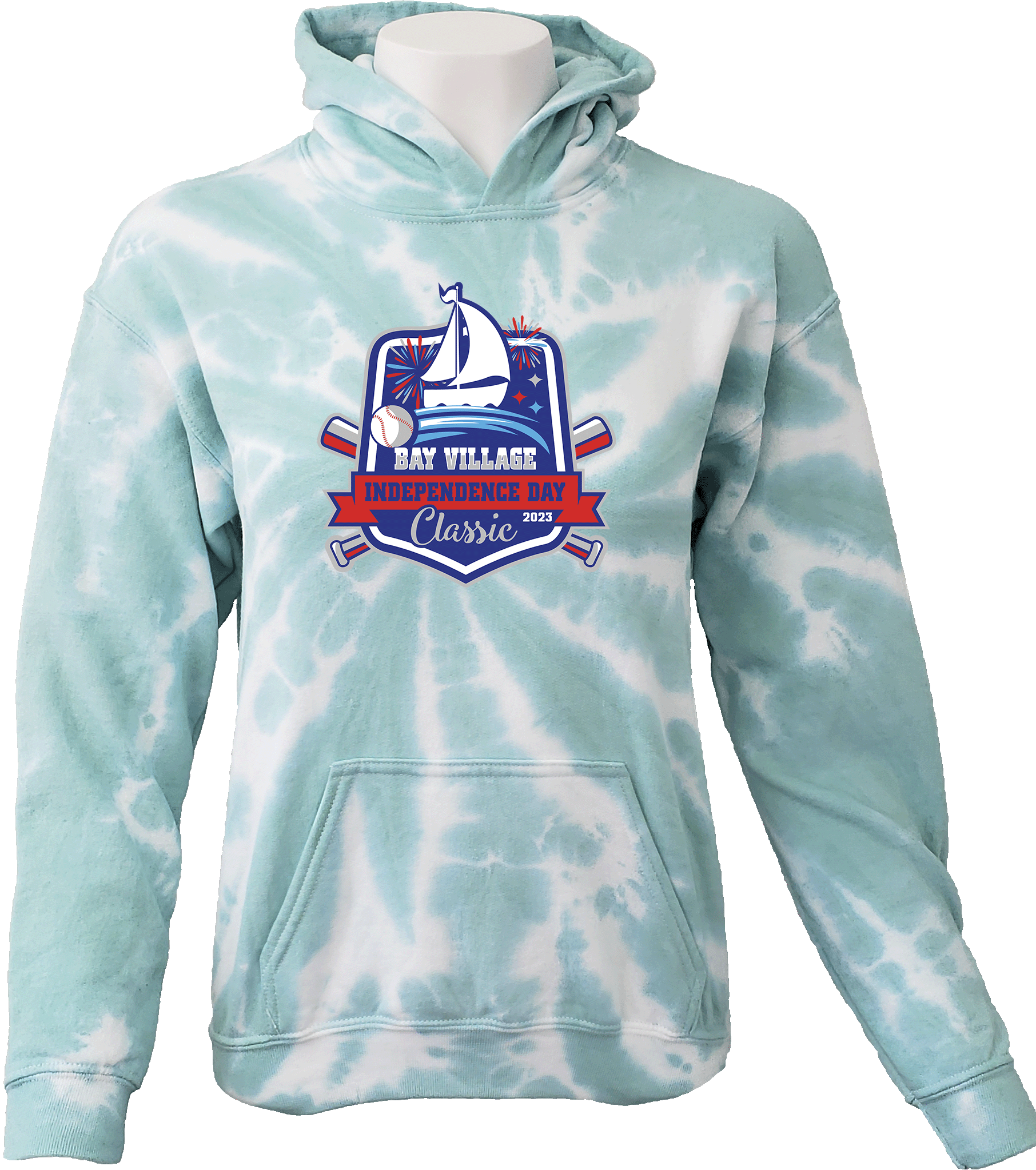 TIE-DYE HOODIES - 2023 Bay Village Independence Day Classic
