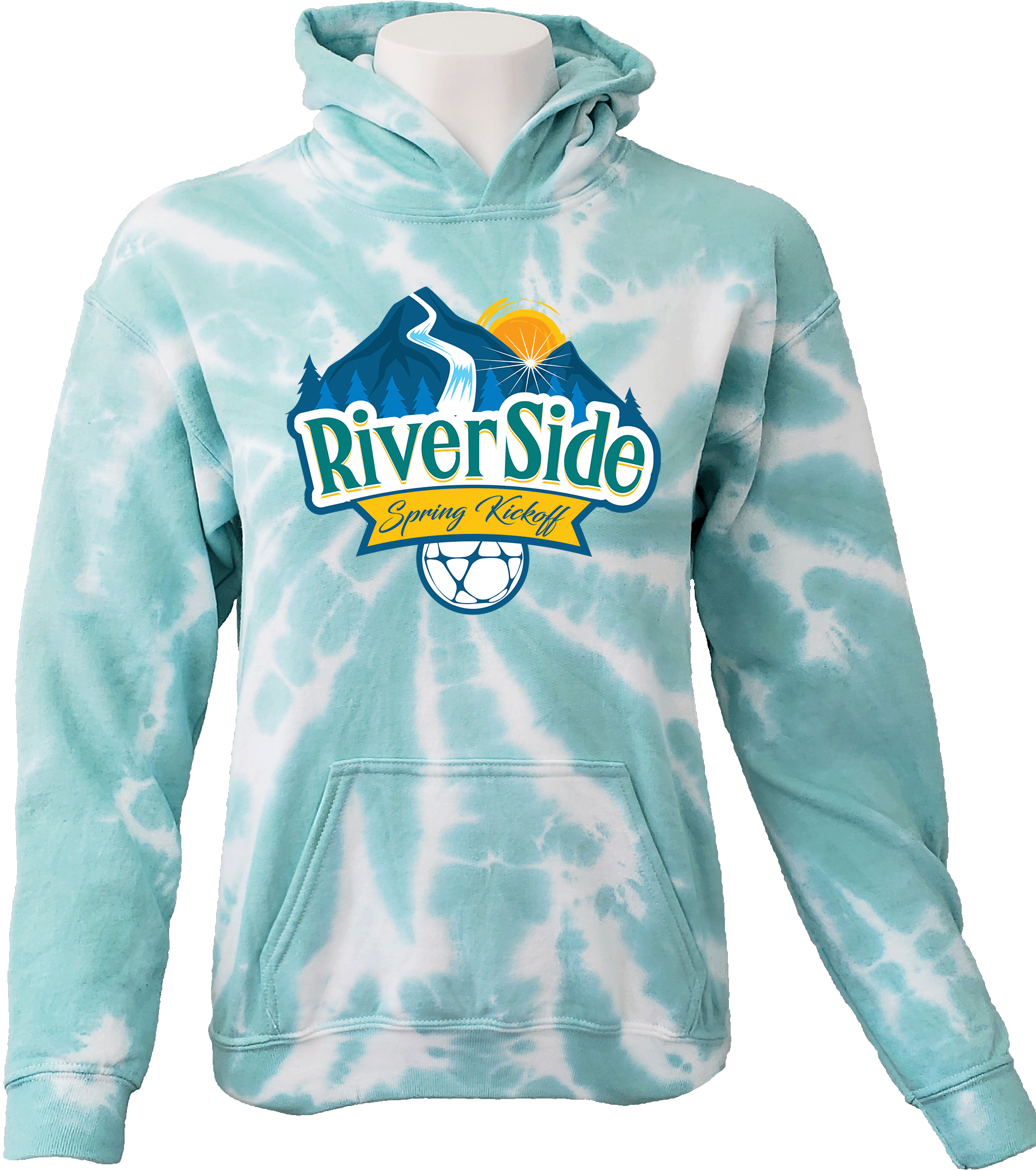 Tie-Dye Hoodies - 2024 Riverside Spring Kickoff