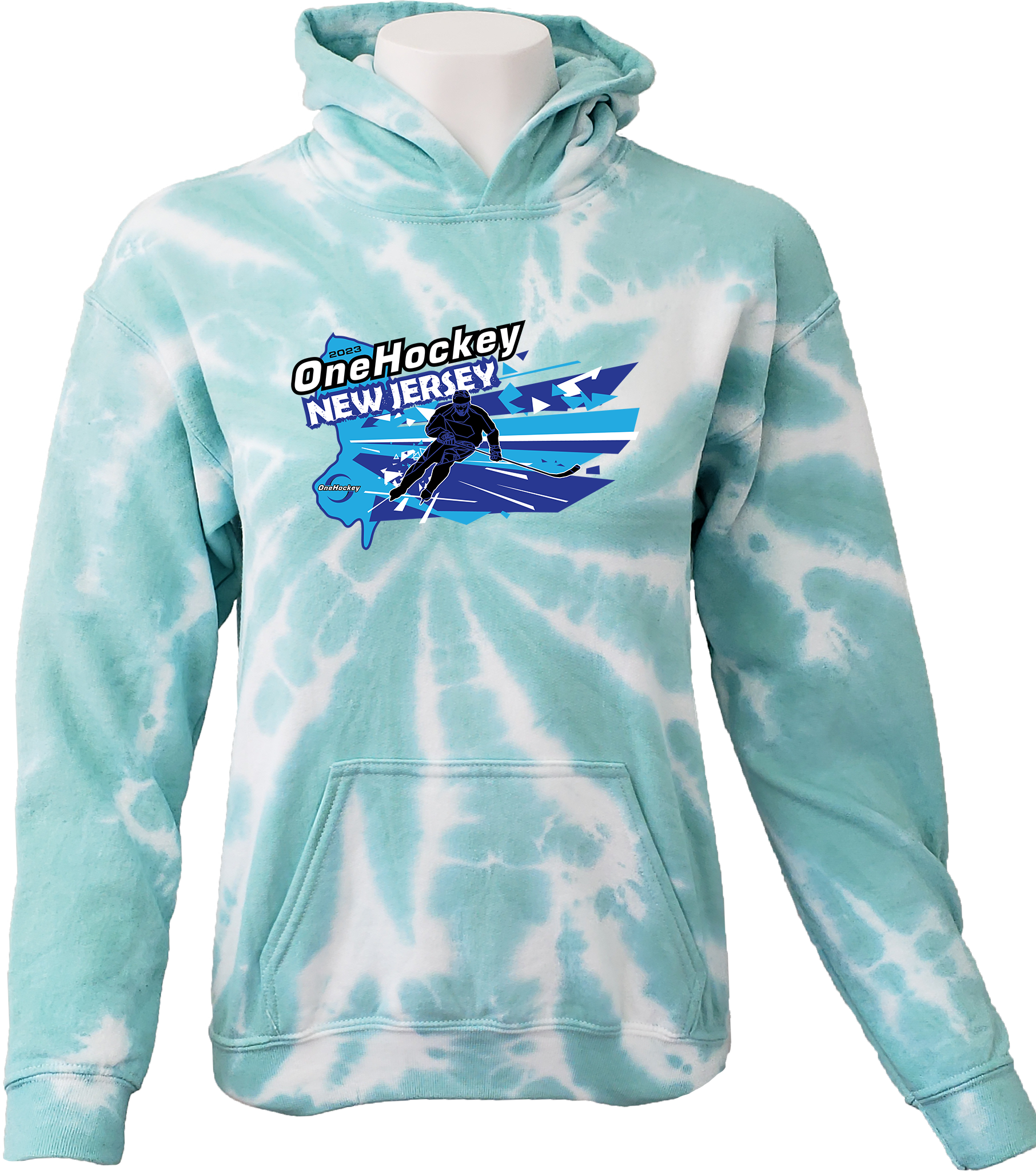 Tie-Dye Hoodies - 2023 OneHockey New Jersey