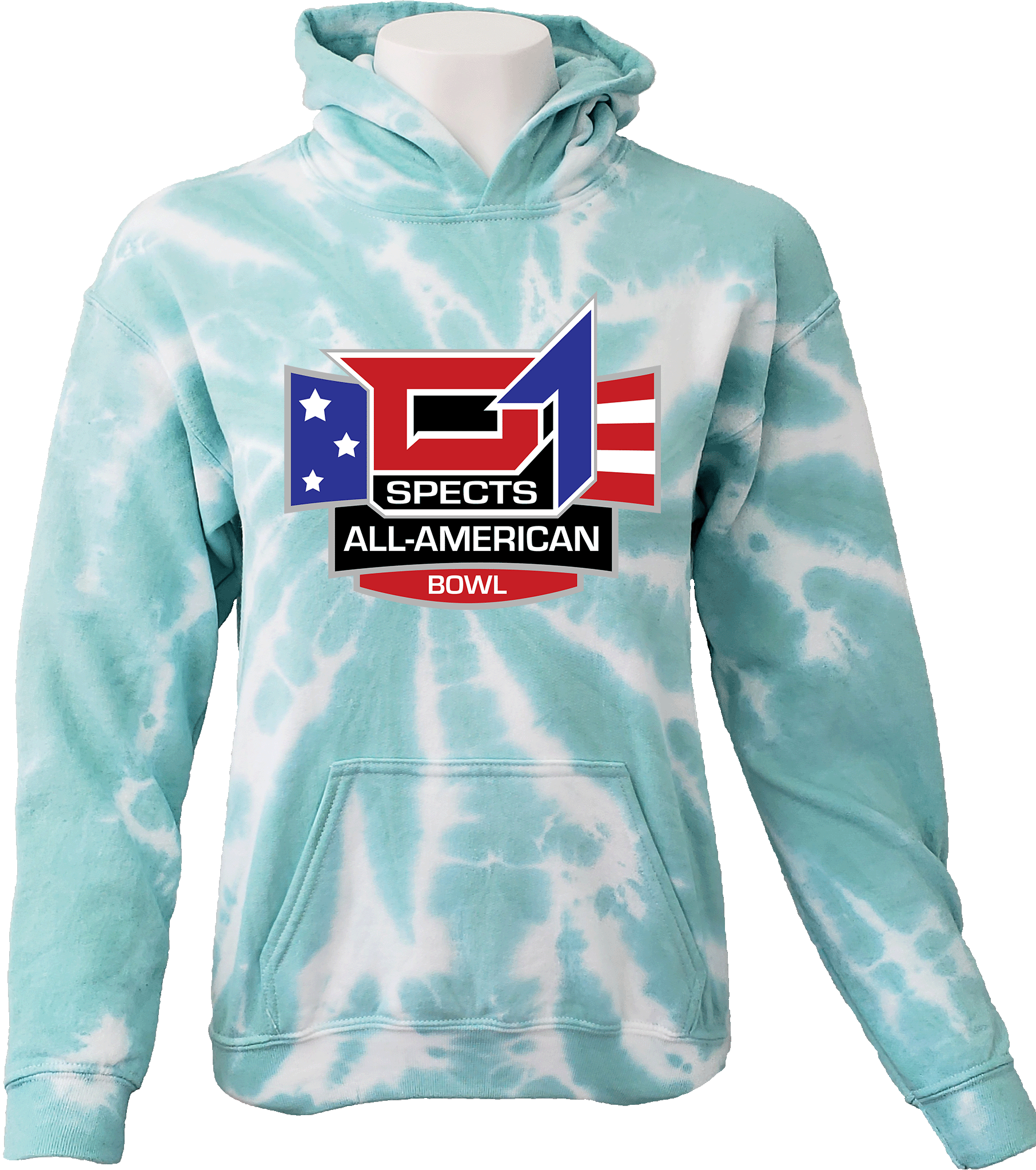 Tie-Dye Hoodies - 2024 D1 All American Bowl National Championship