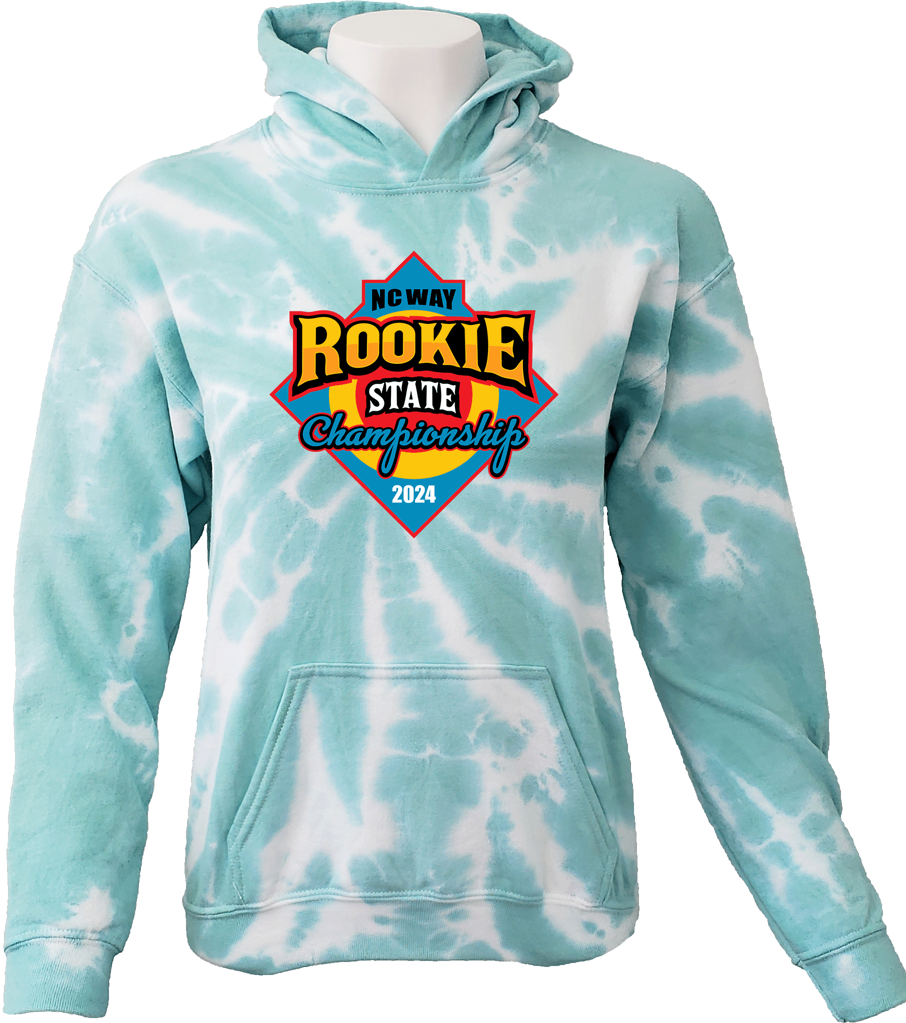 Tie-Dye Hoodies - 2024 NCWAY Rookie State Championship