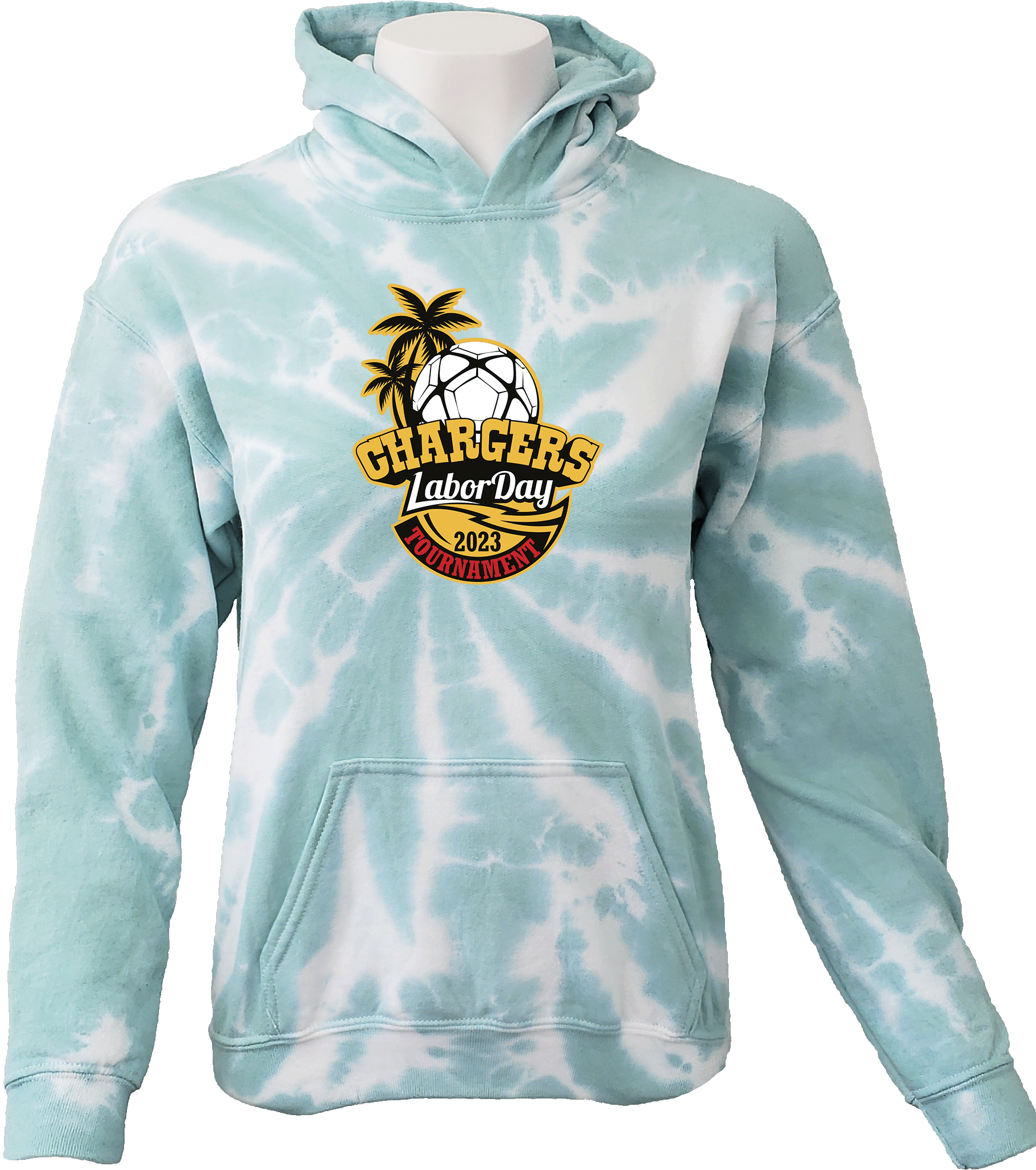 Tie-Dye Hoodies - 2023 Chargers Labor Day Tournament