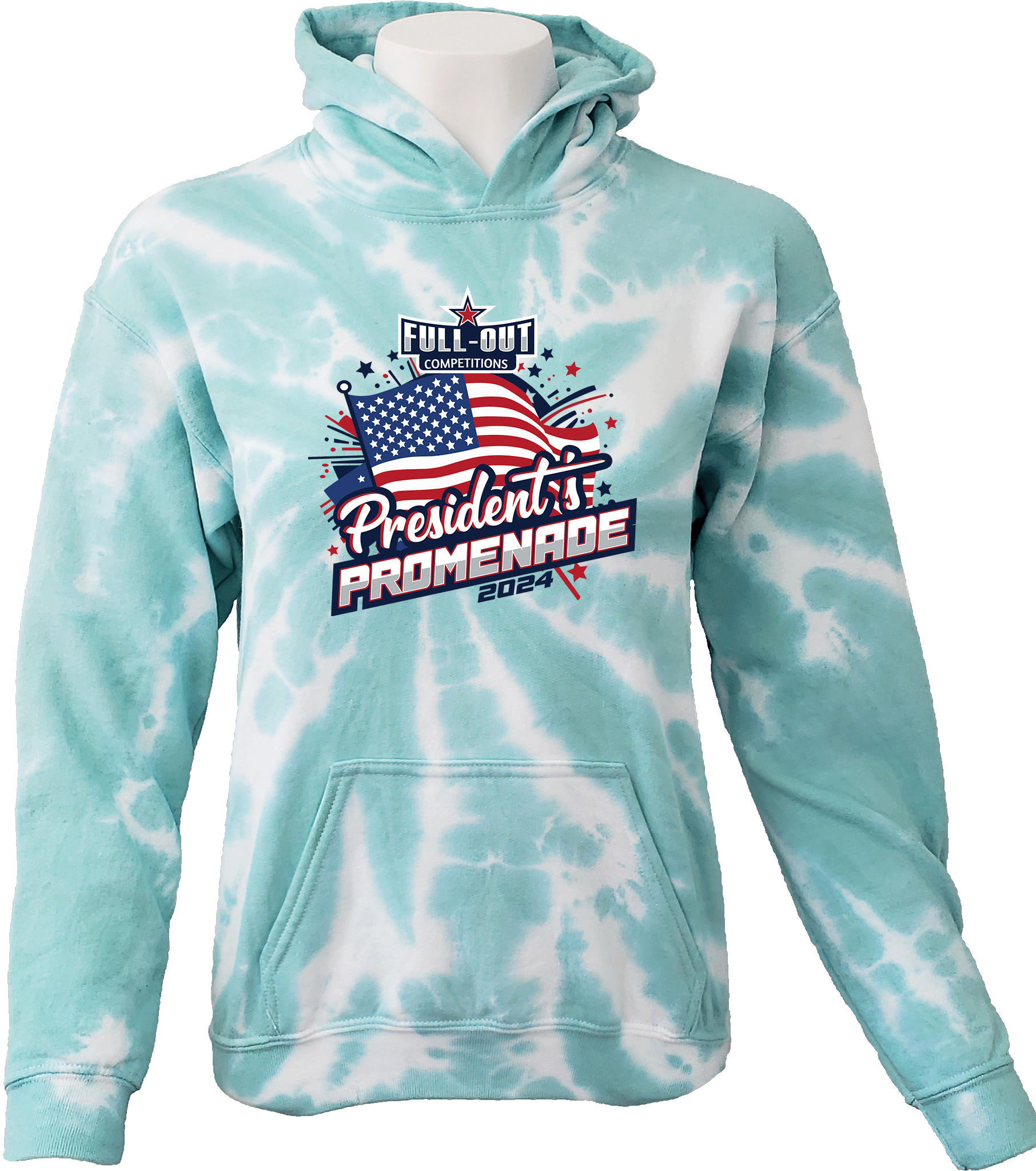 Tie-Dye Hoodies - 2024 Presidents Promenade