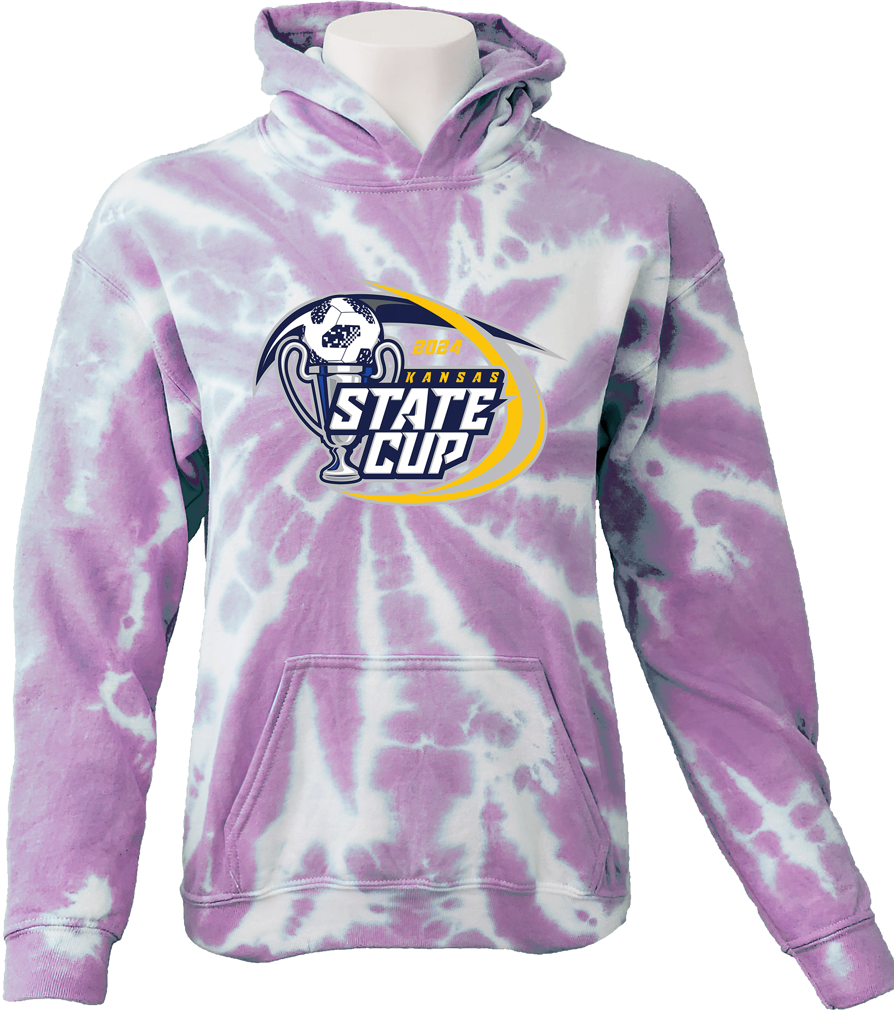 Tie-Dye Hoodies - 2024 USYS KS State Cup