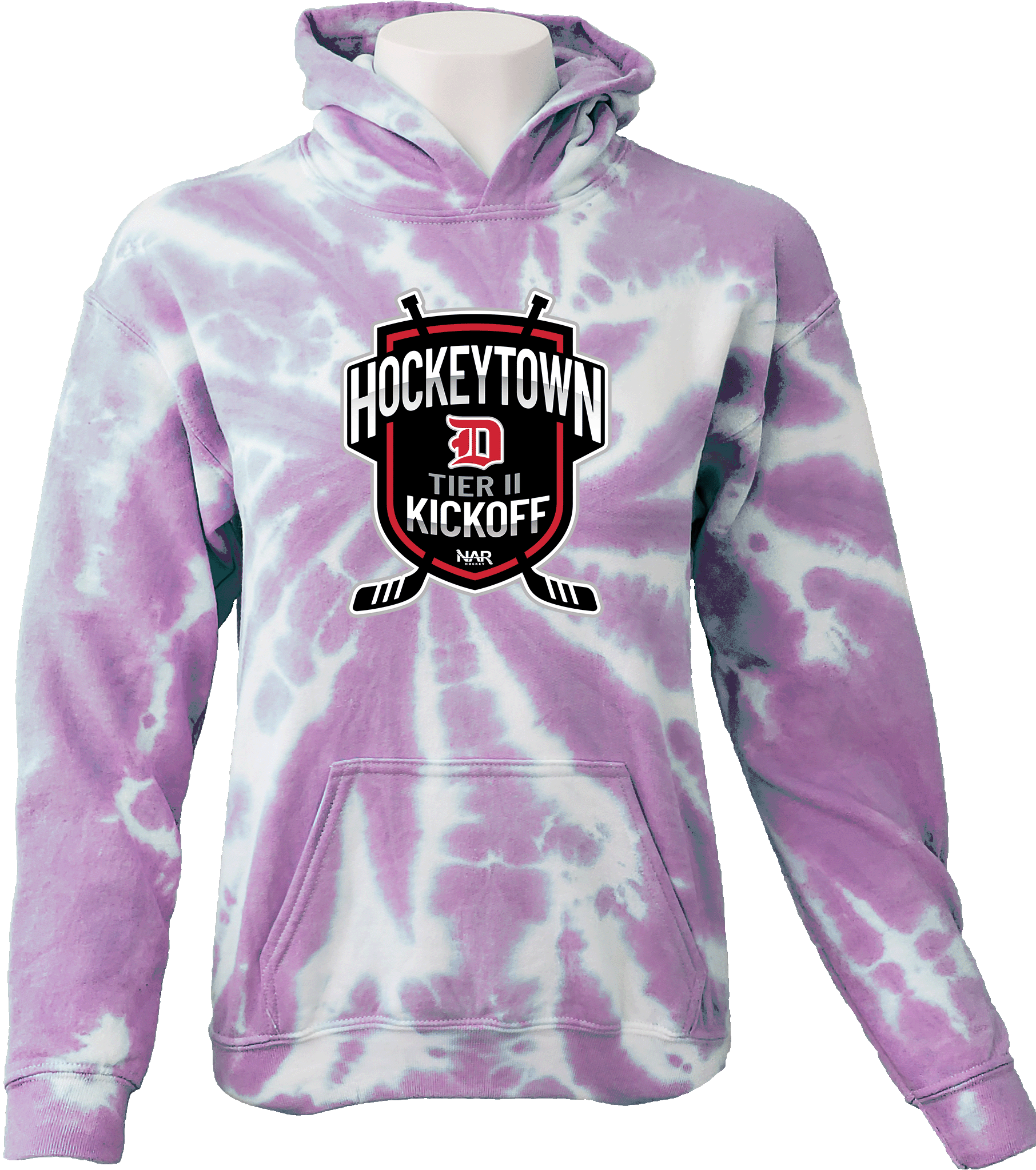 Tie-Dye Hoodies - 2024 HockeyTown Tier II Fall Kick-Off