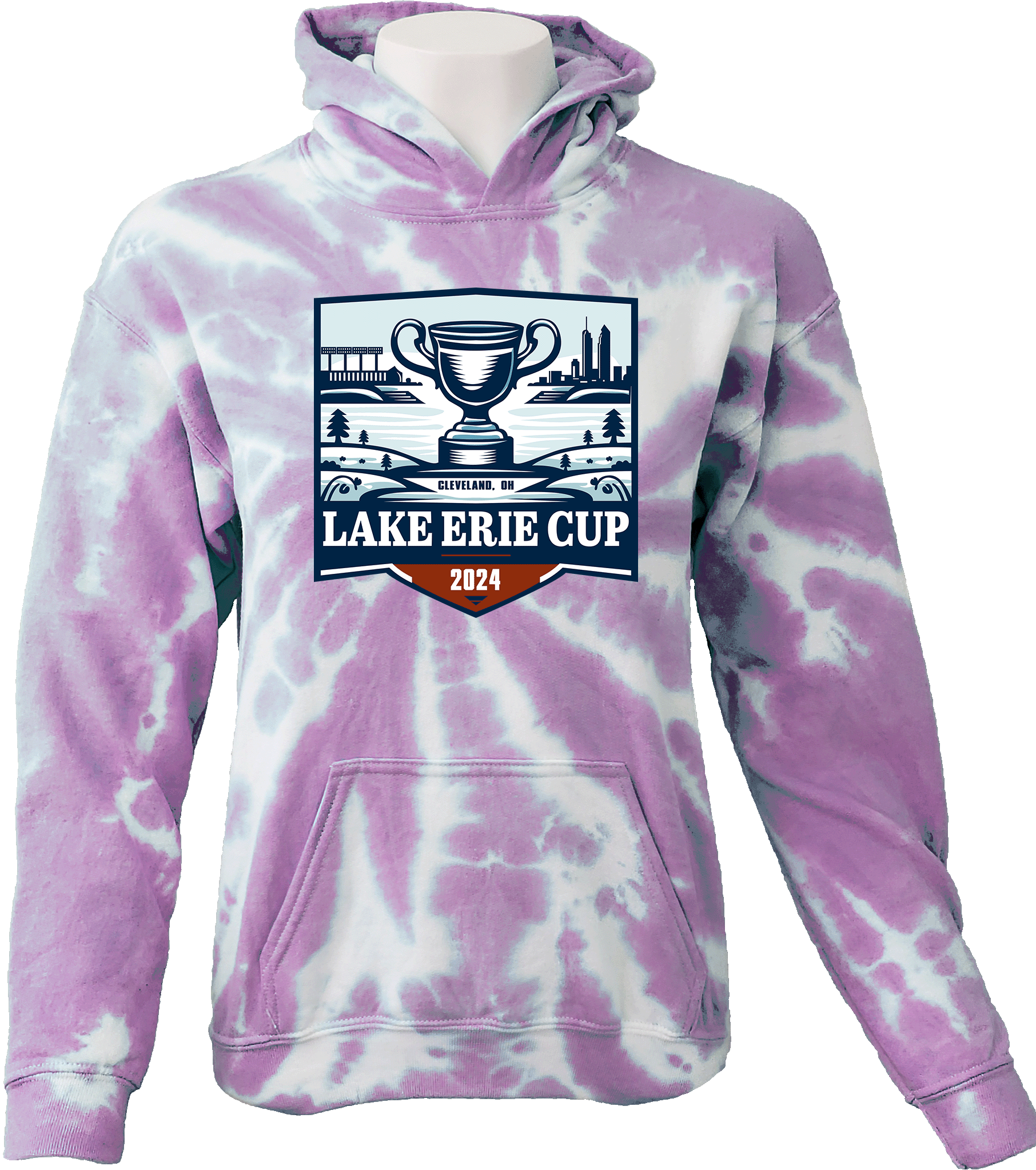 Tie-Dye Hoodies - 2024 Lake Erie Cup