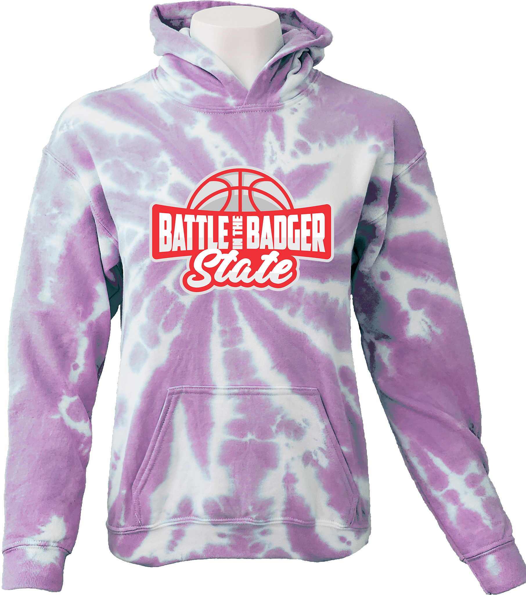 Tie-Dye Hoodies - 2024 Battle In The Badger State