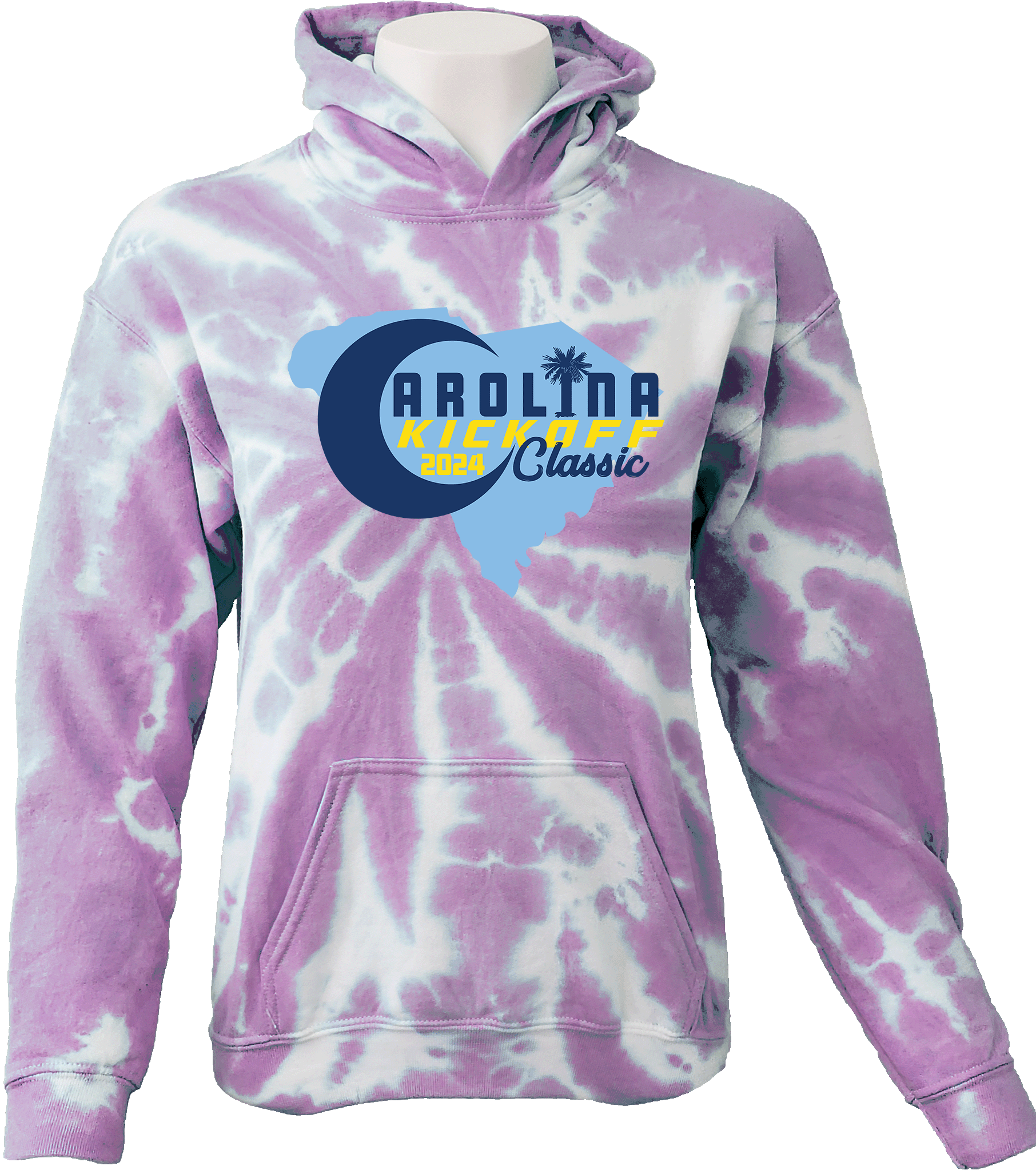 Tie-Dye Hoodies - 2024 Carolina Kickoff Classic