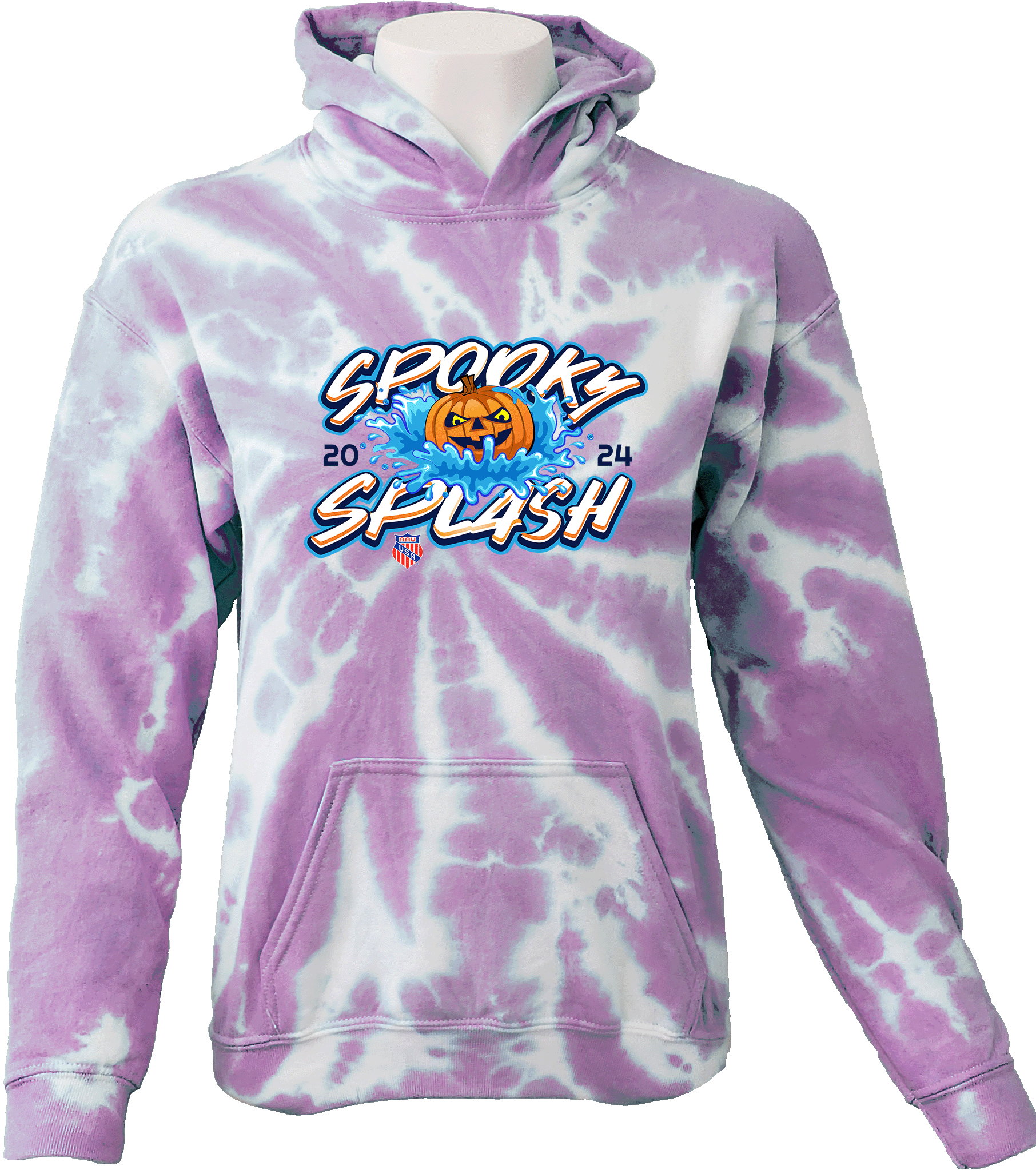 Tie-Dye Hoodies - 2024 AAU Spooky Splash