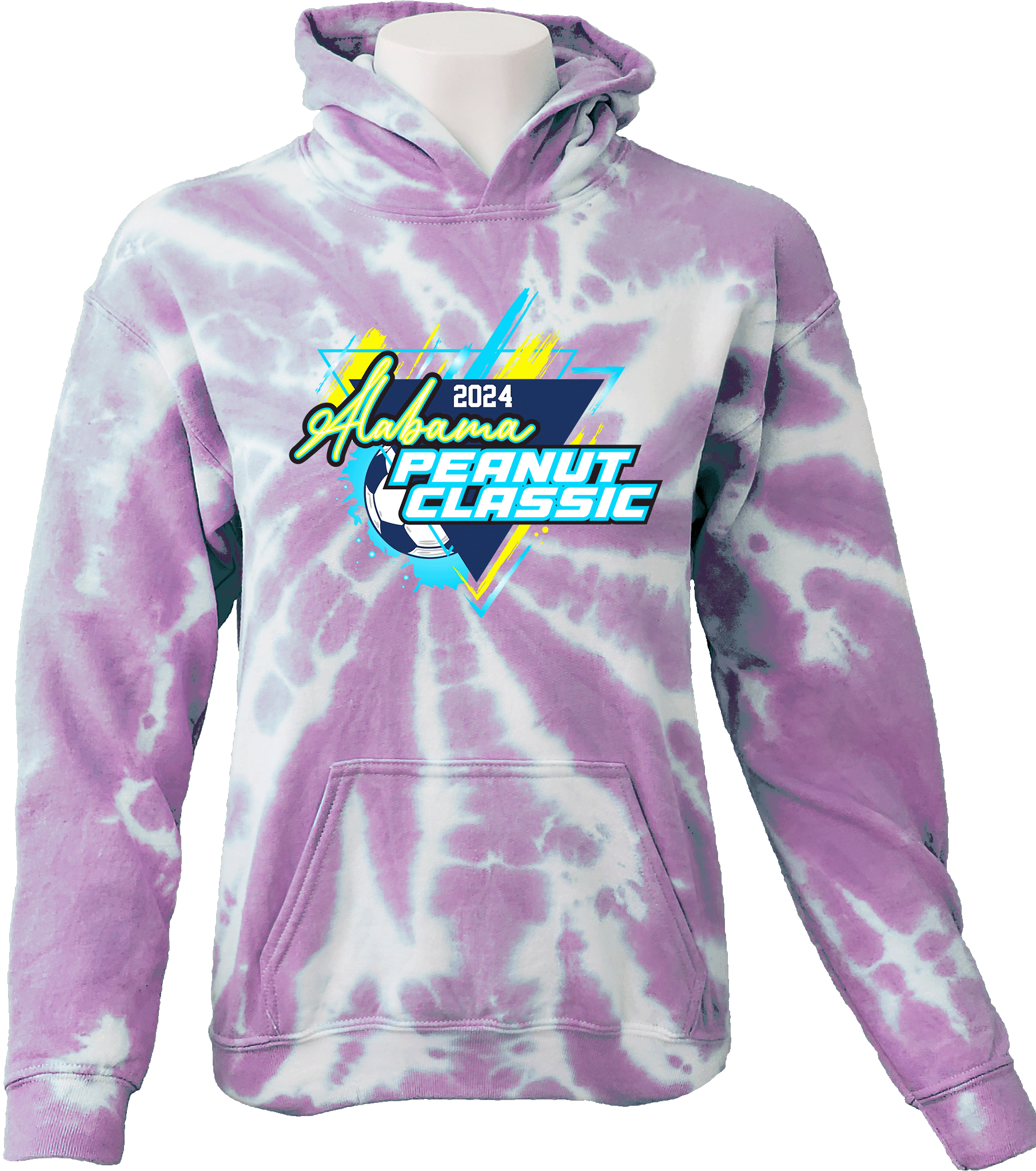 Tie-Dye Hoodies - 2024 Alabama Peanut Classic Fall