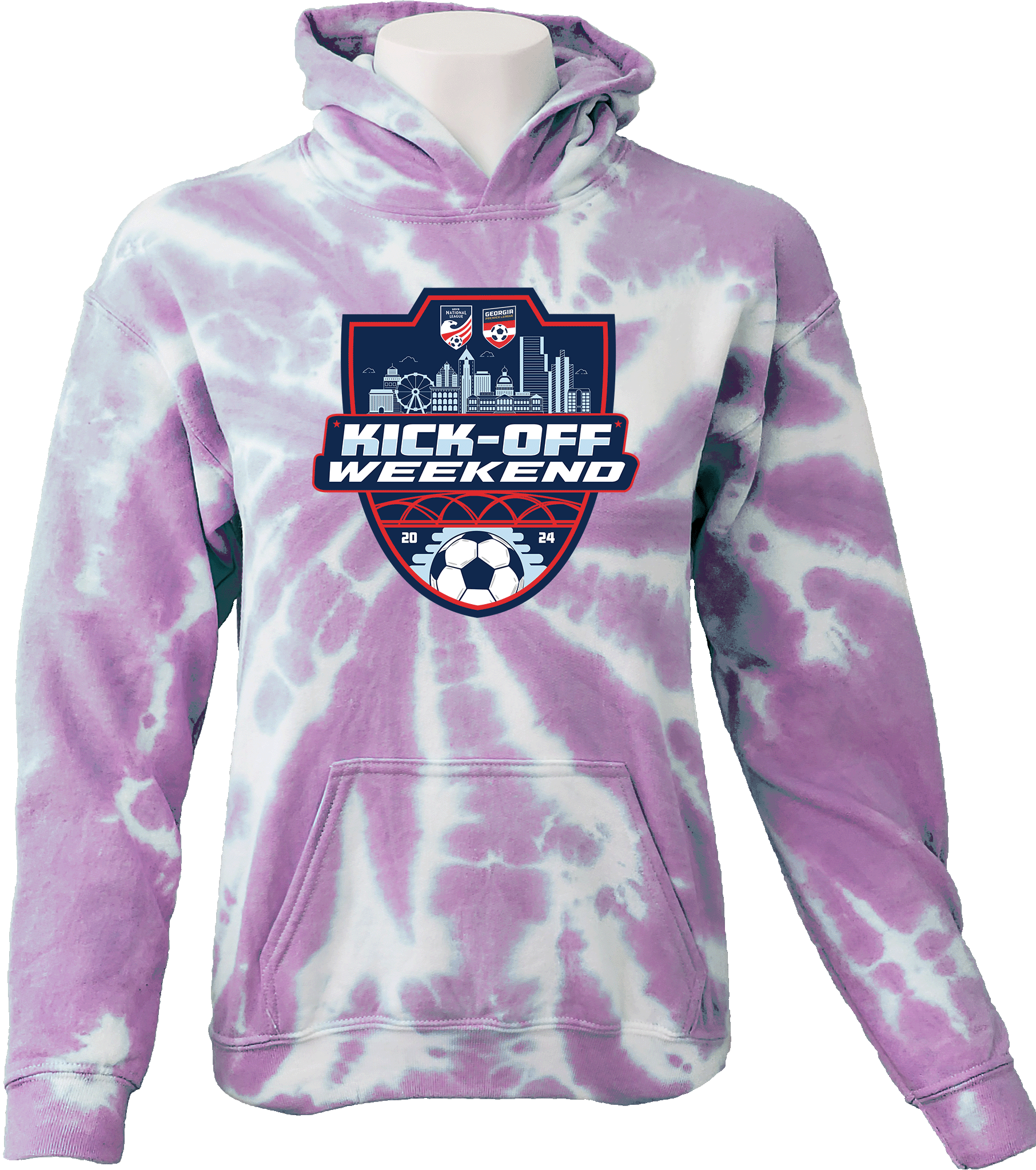 Tie-Dye Hoodies - 2024 Kick-Off Weekend