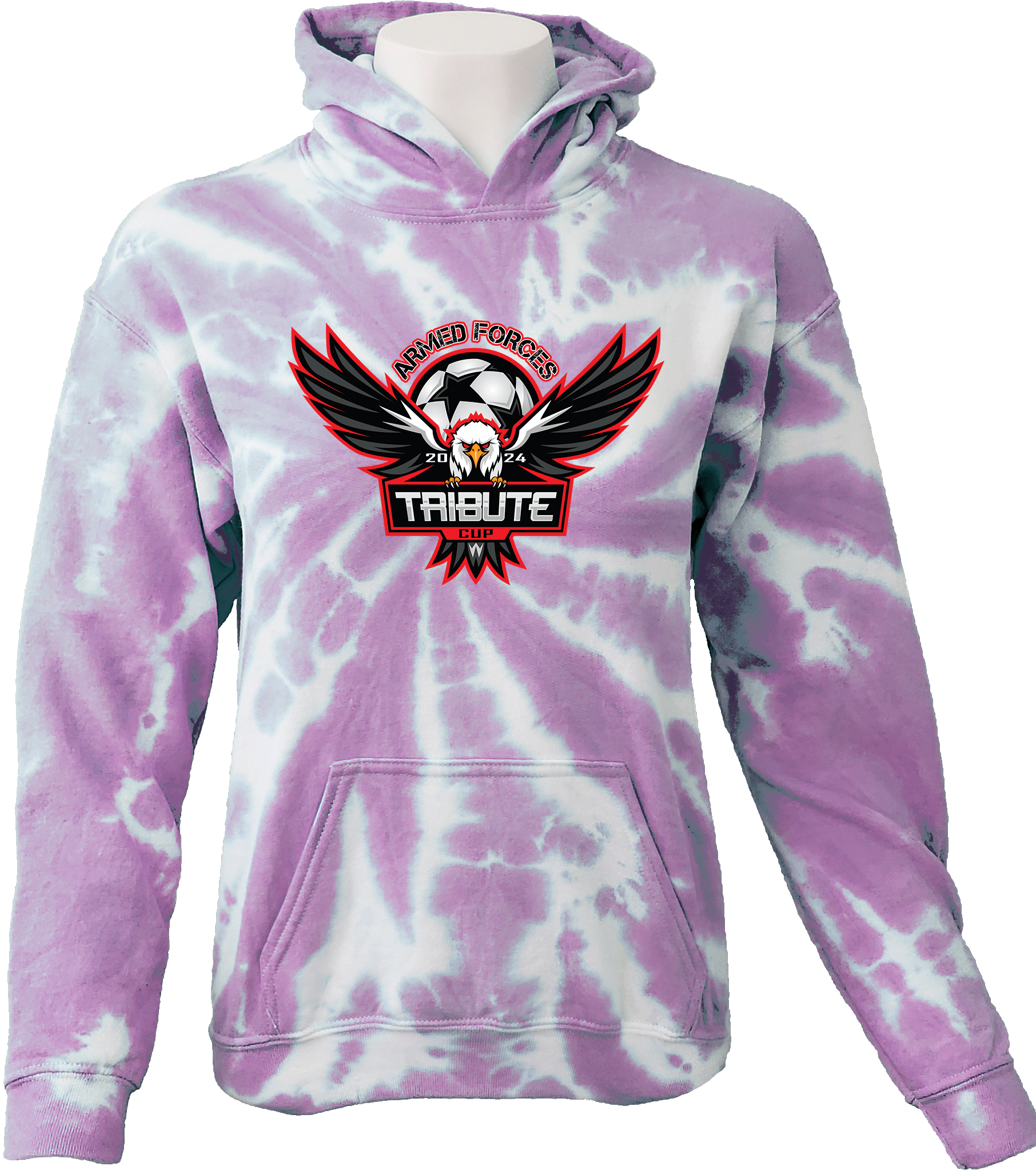 Tie-Dye Hoodies - 2024 Armed Forces Tribute Cup