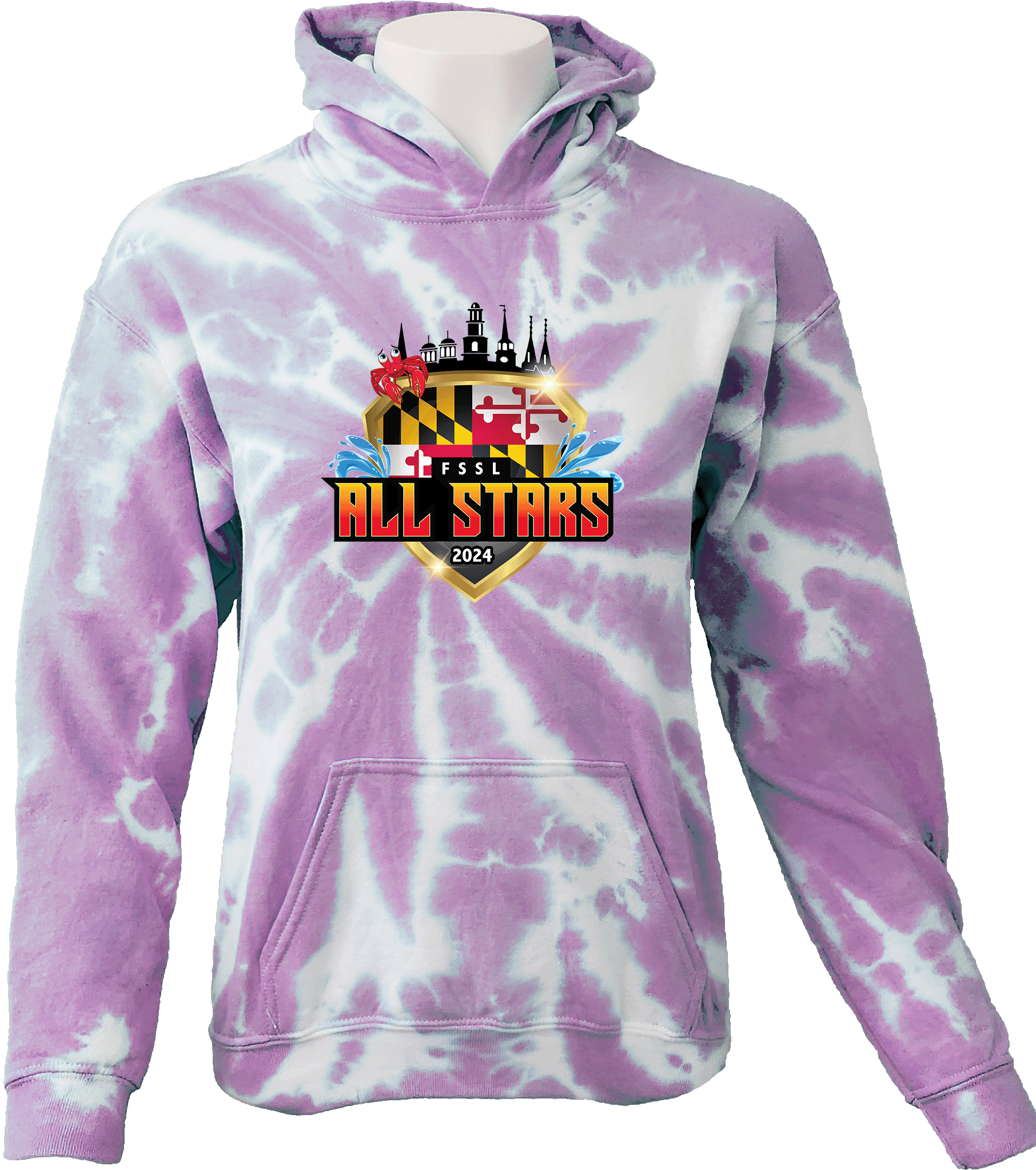 Tie-Dye Hoodies - 2024 FSSL All Stars Meet