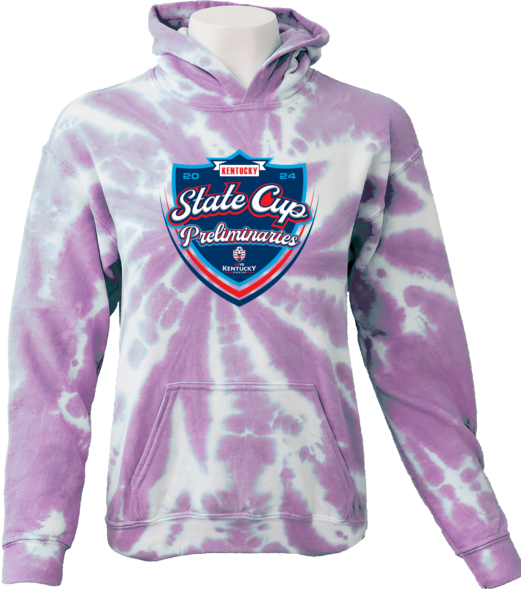 Tie-Dye Hoodies - 2024 USYS KY State Cup Preliminaries