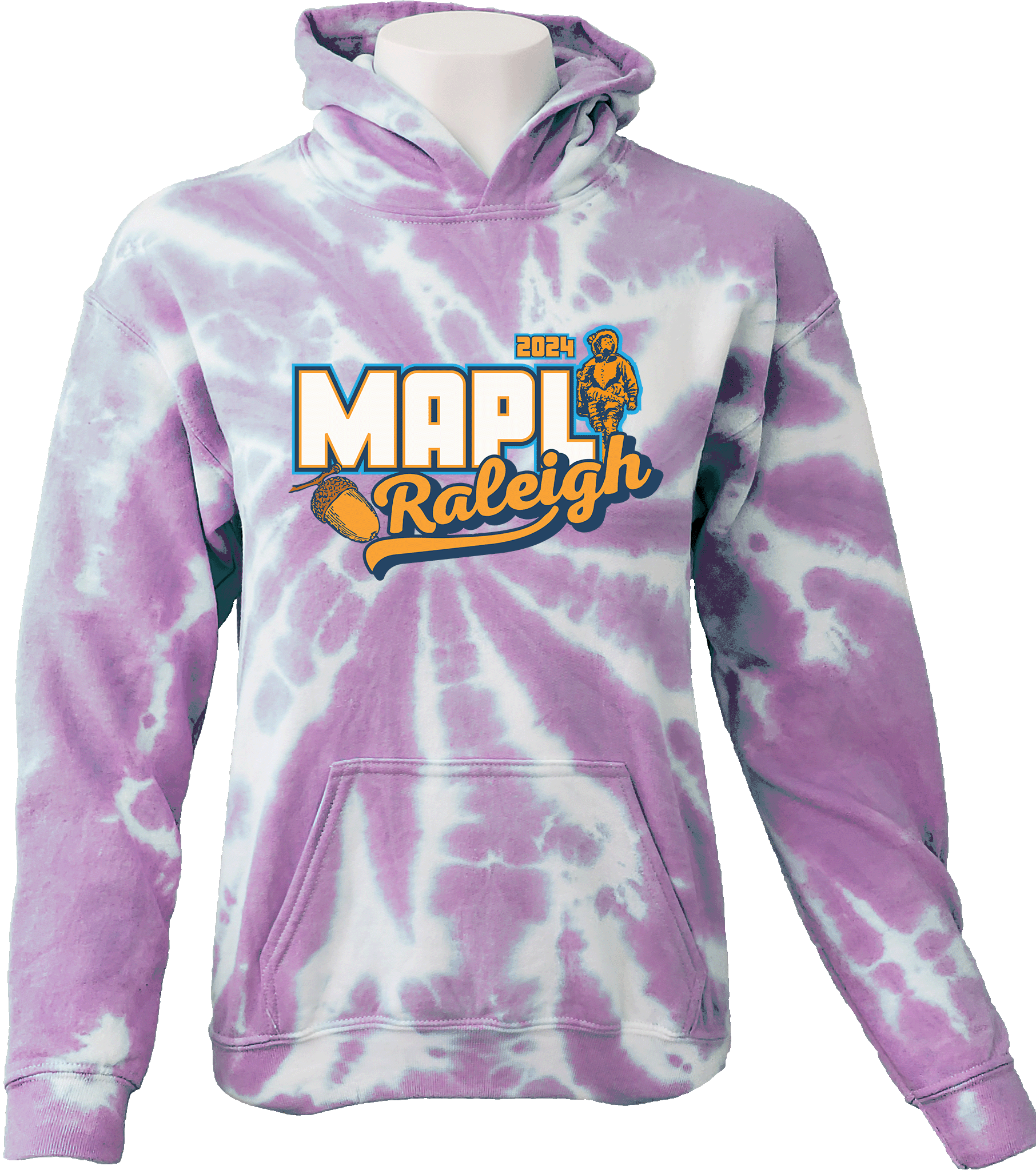 Tie-Dye Hoodies - 2024 MAPL Raleigh