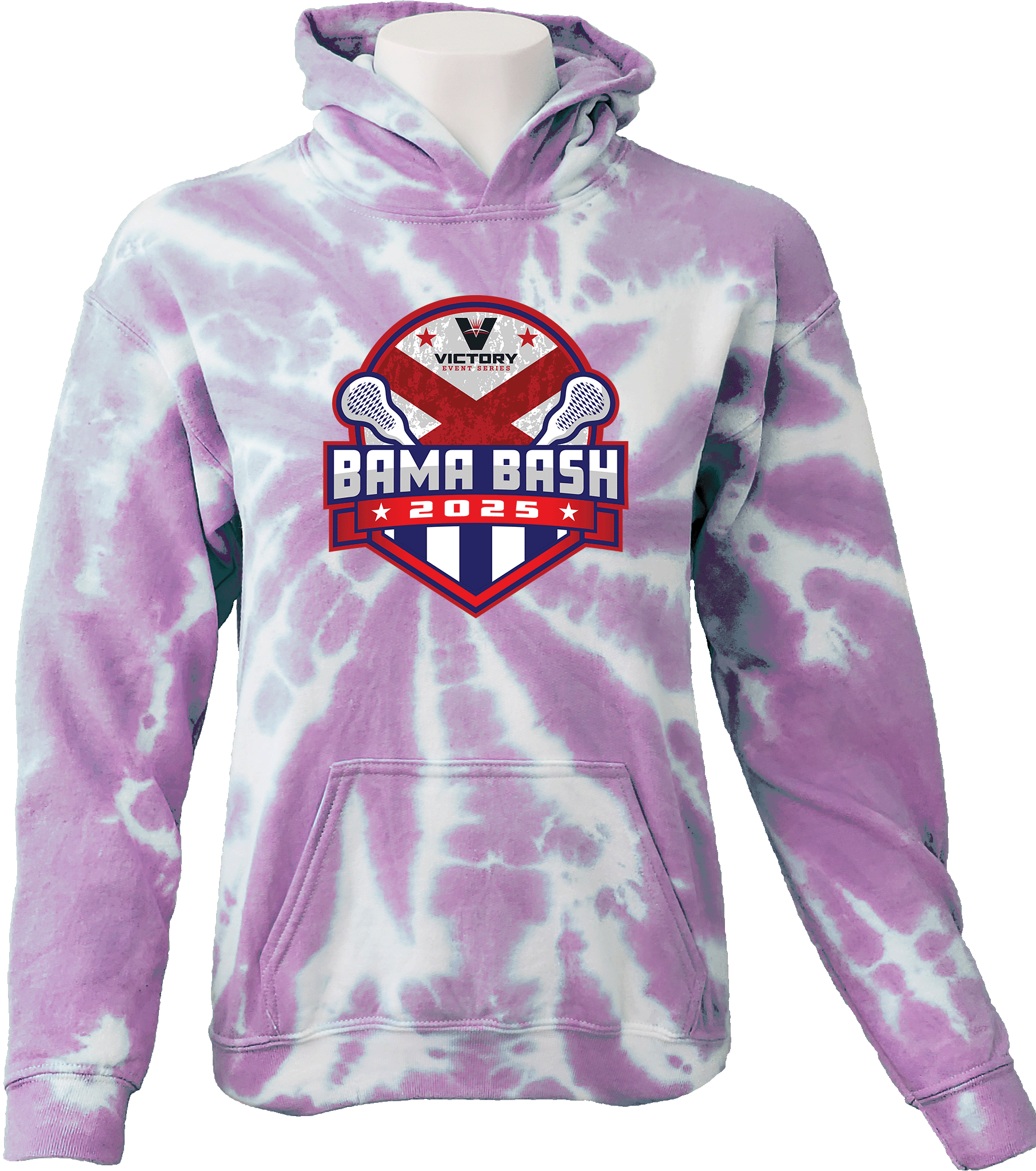 Tie-Dye Hoodies - 2025 Bama Bash