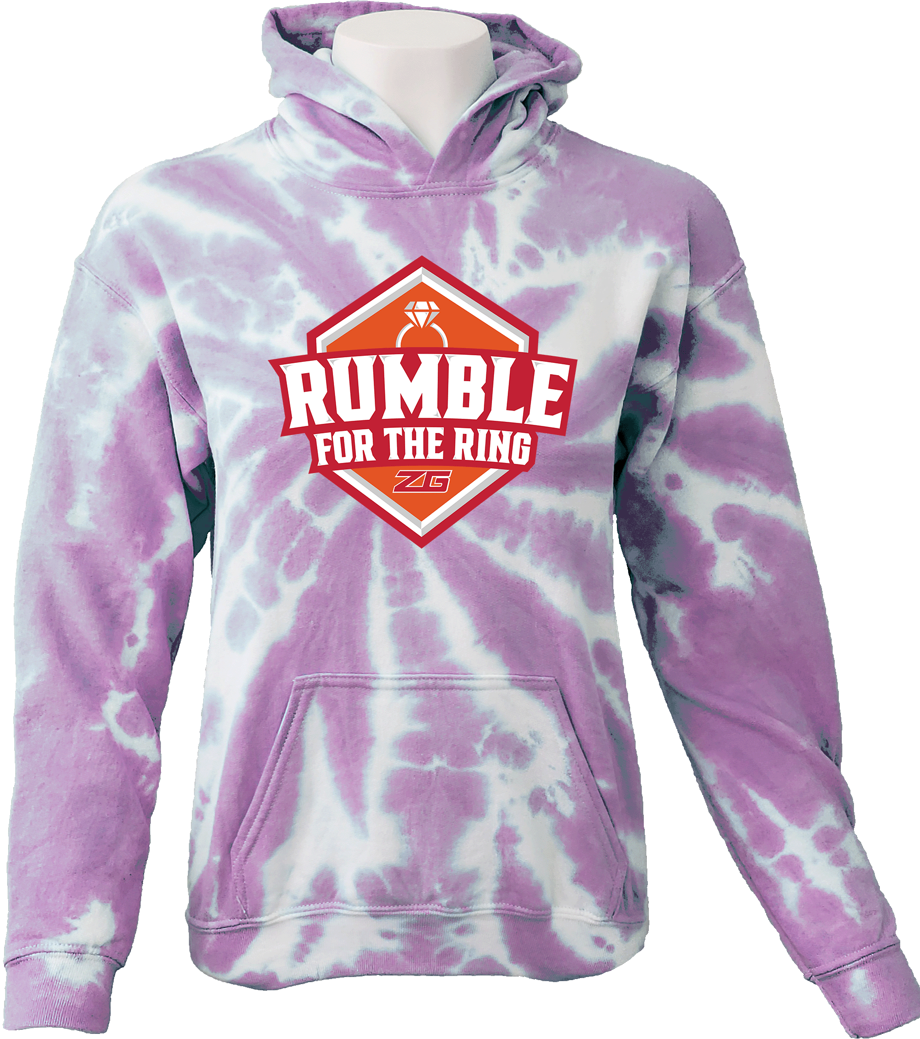 Tie-Dye Hoodies - 2024 Zero Gravity Rumble for the Ring (CT)