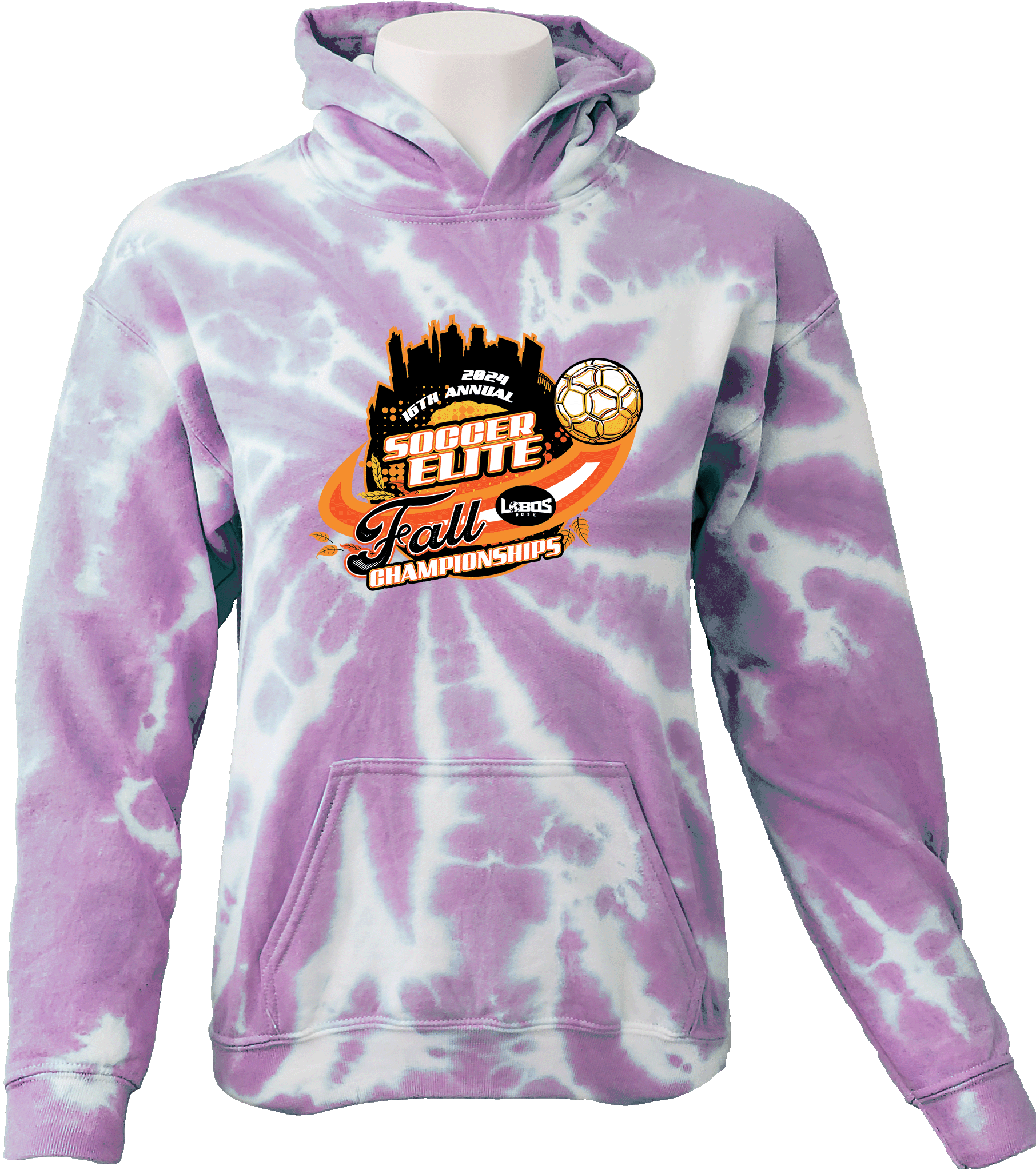 Tie-Dye Hoodies - 2024 16th Annual Soccer Elite Fall Championships