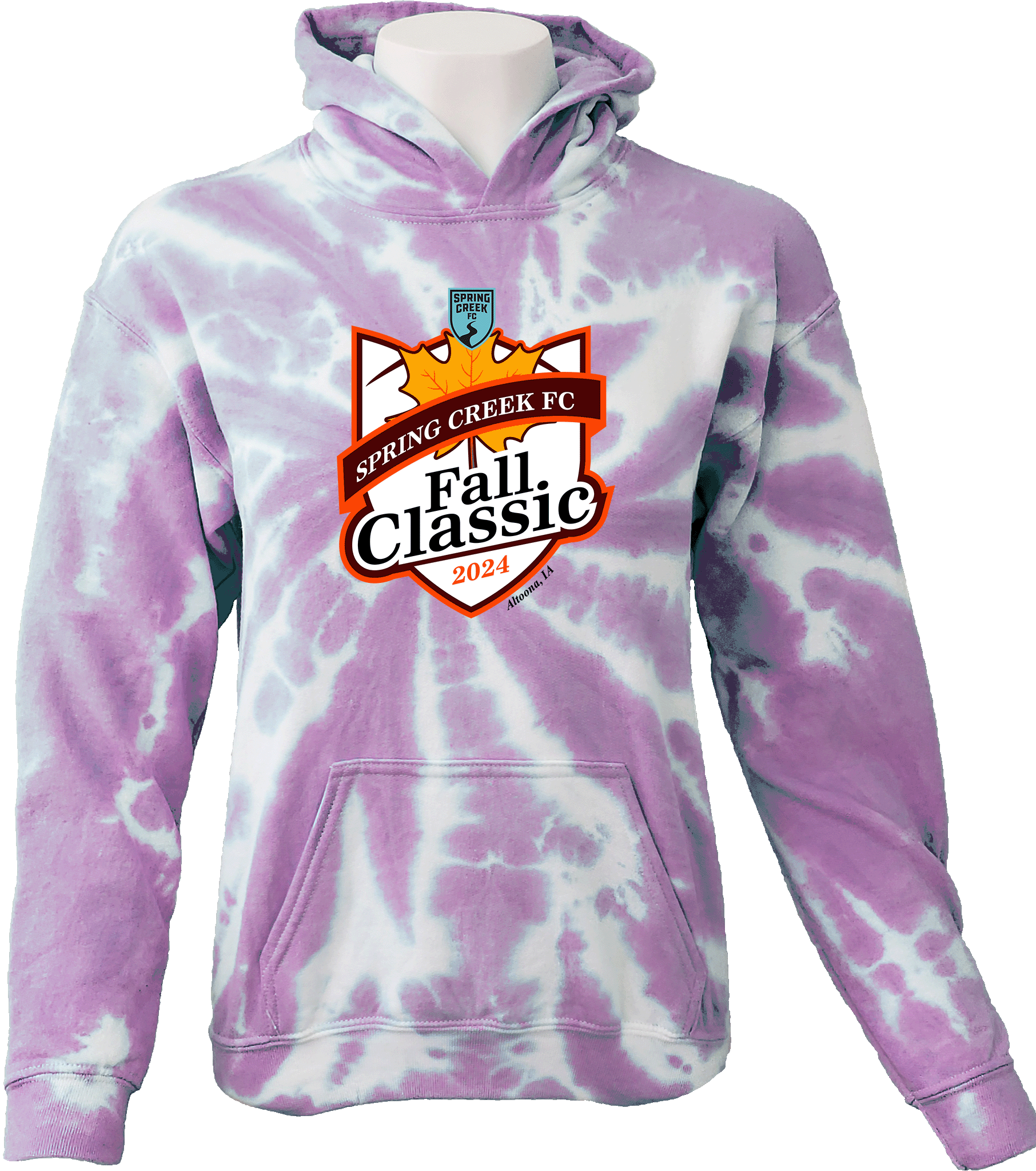 Tie-Dye Hoodies - 2024 Spring Creek FC Fall Classic