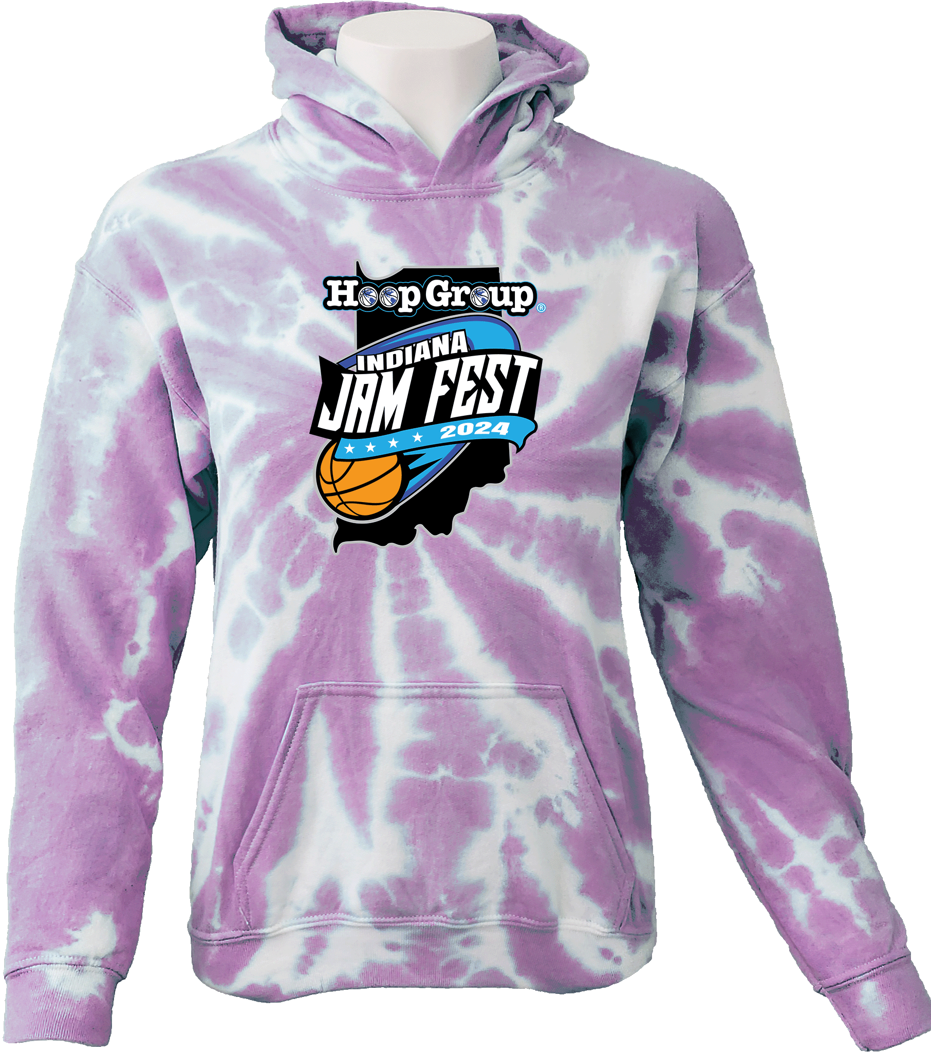 Tie-Dye Hoodies - 2024 Indiana Jam Fest