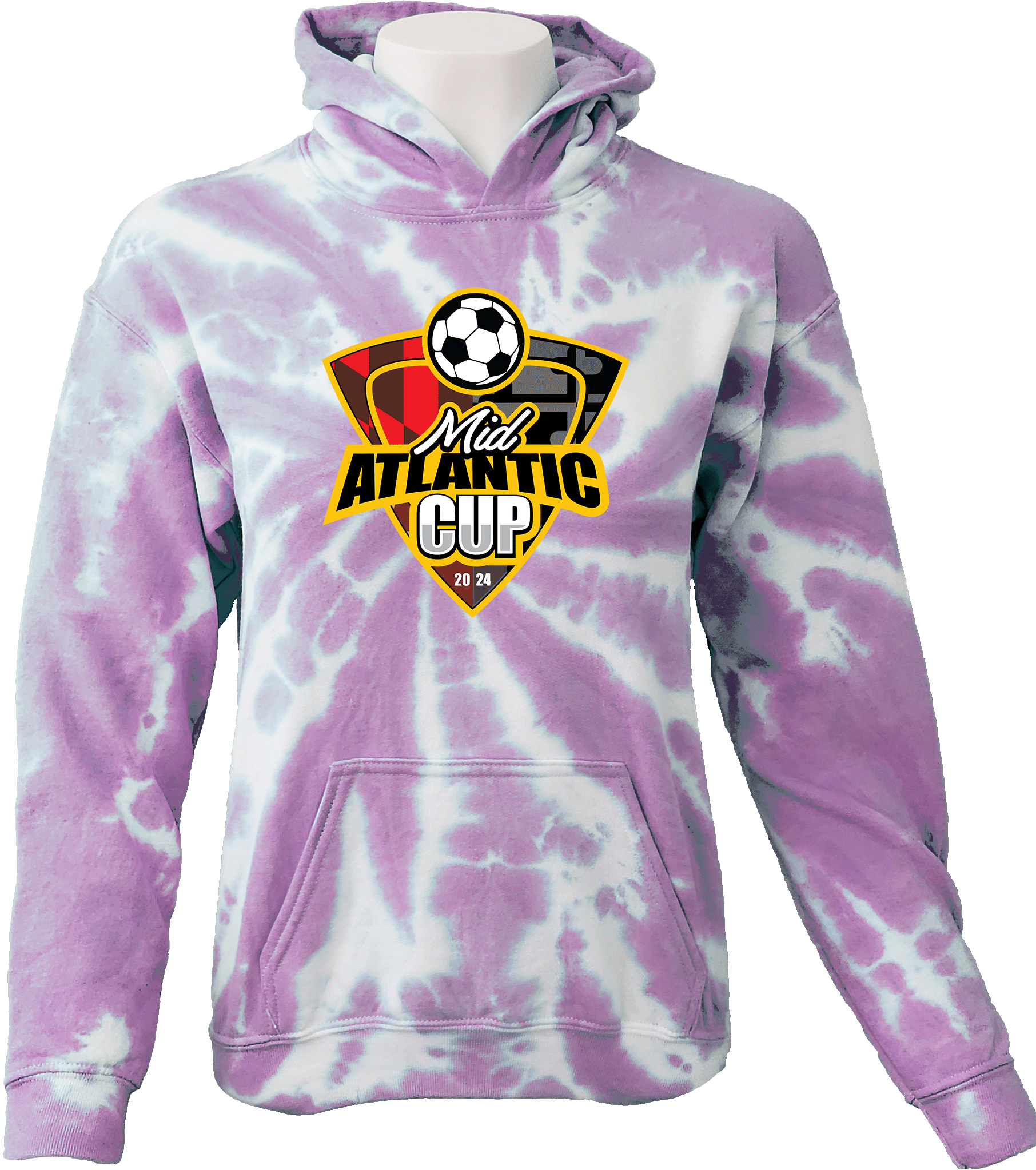 Tie-Dye Hoodies - 2024 Mid-Atlantic Cup