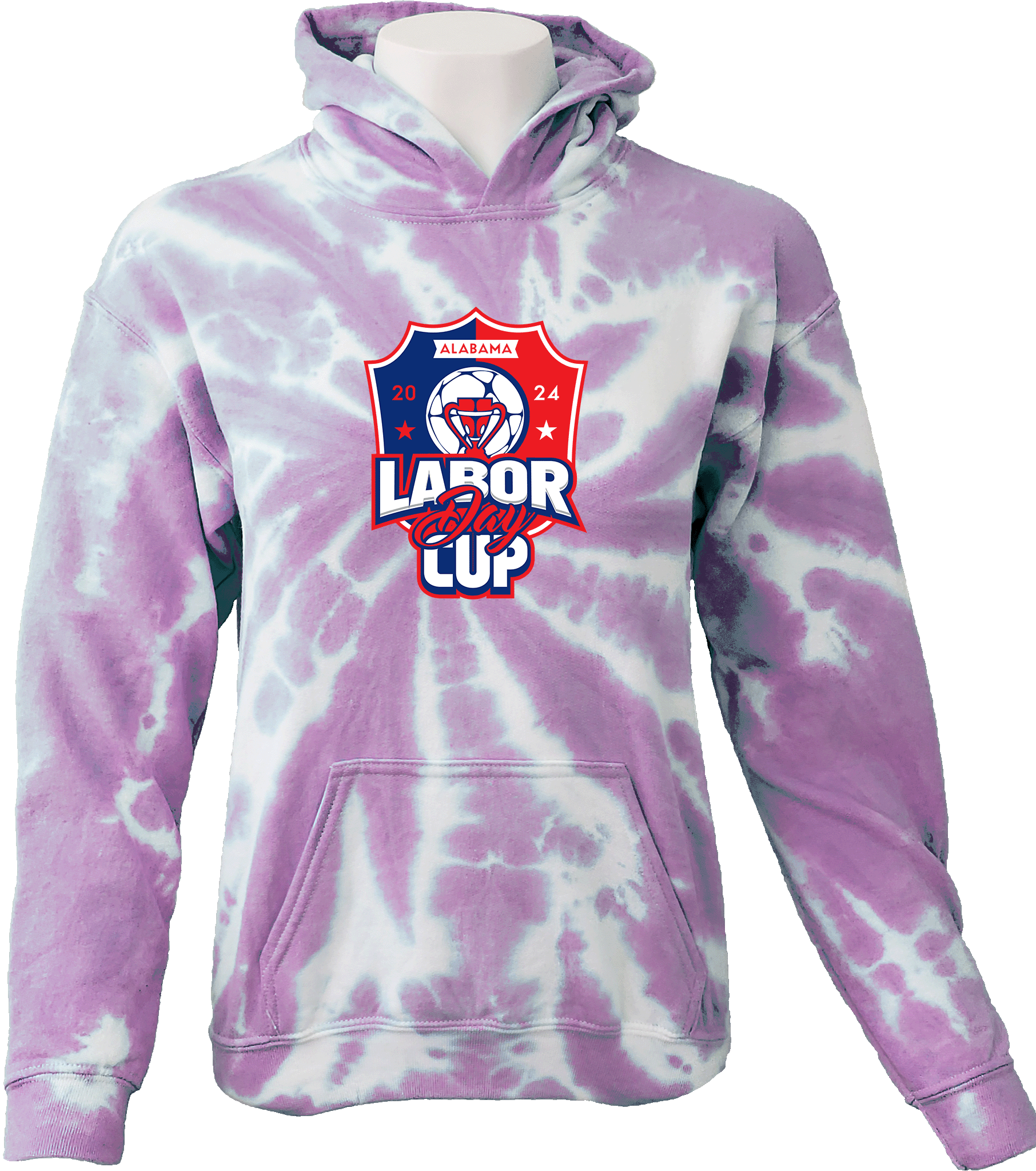 Tie-Dye Hoodies - 2024 Alabama Labor Day Cup