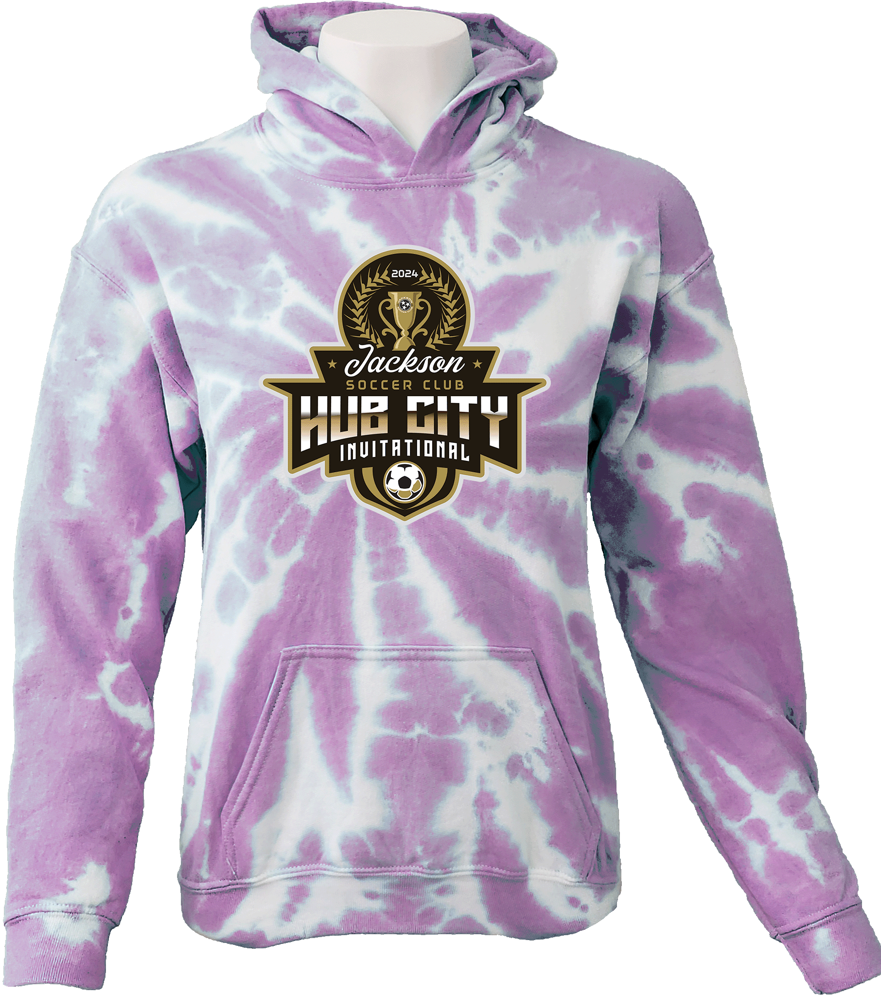 Tie-Dye Hoodies - 2024 Hub City Invitational