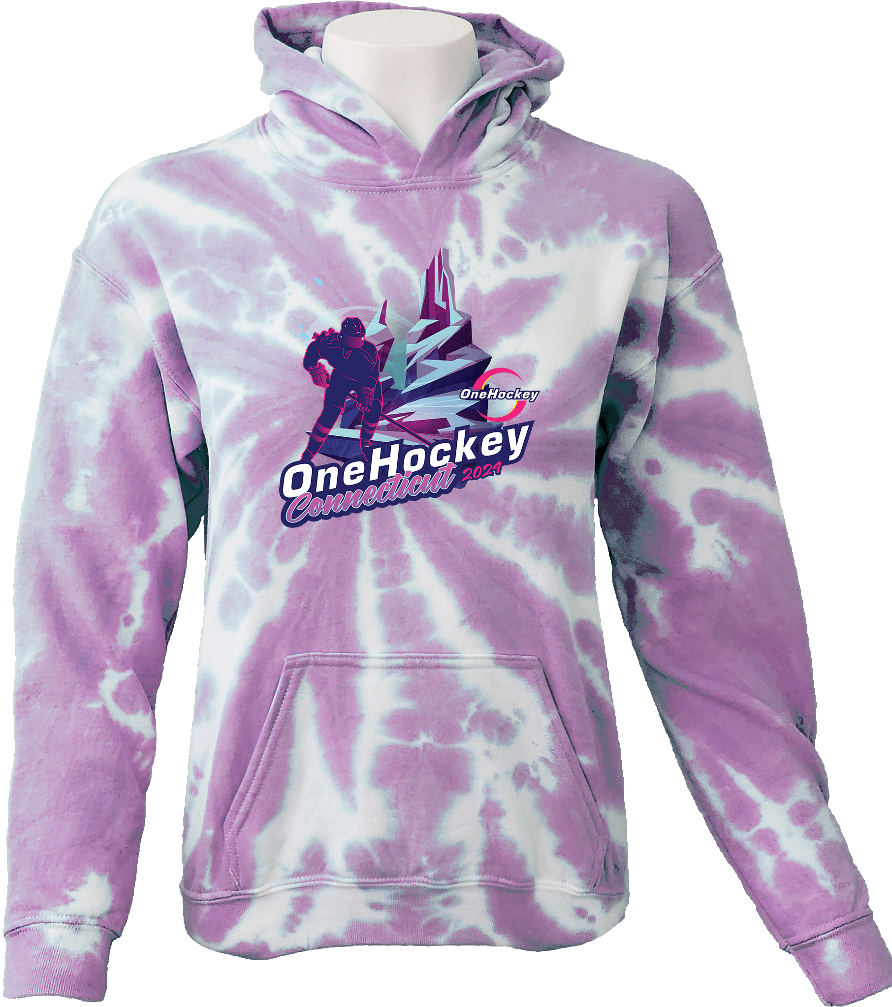 Tie-Dye Hoodies - 2024 OneHockey Connecticut October