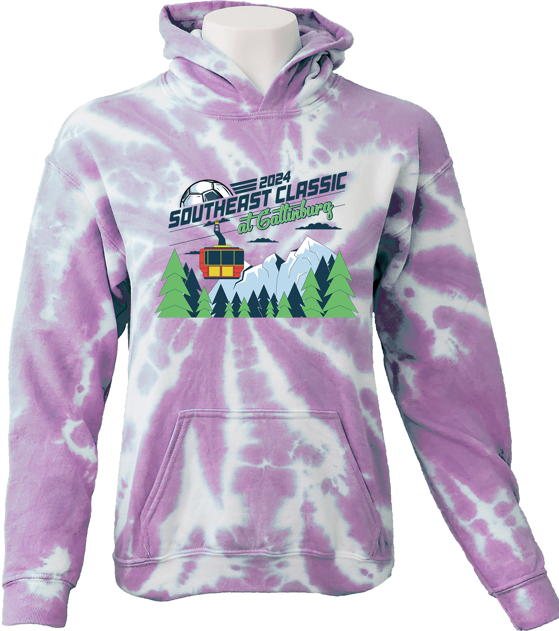 Tie-Dye Hoodies - 2024 Southeast Classic At Gatlinburg