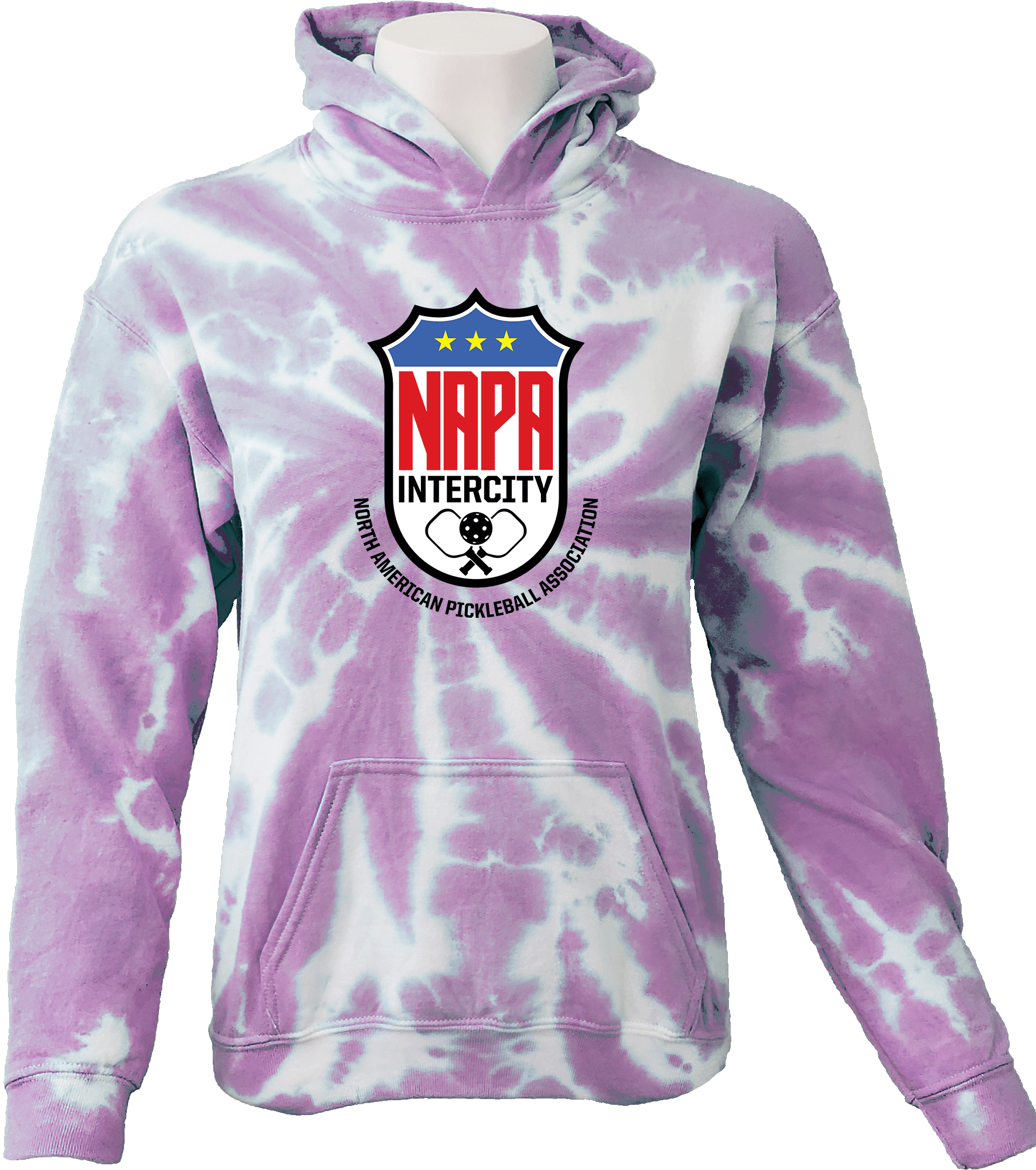 Tie-Dye Hoodies - 2024 35th Naba Intercity Basketball and Volleyball Tournament Pickleball